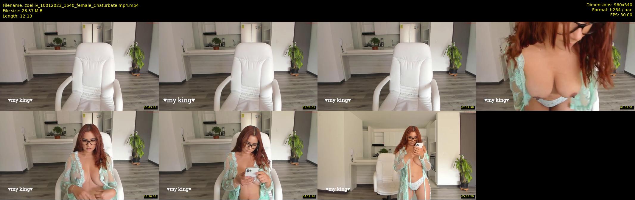 zoeliiv — 13 minute Chaturbate female cam show recording, 480p, Jan 10, 2023