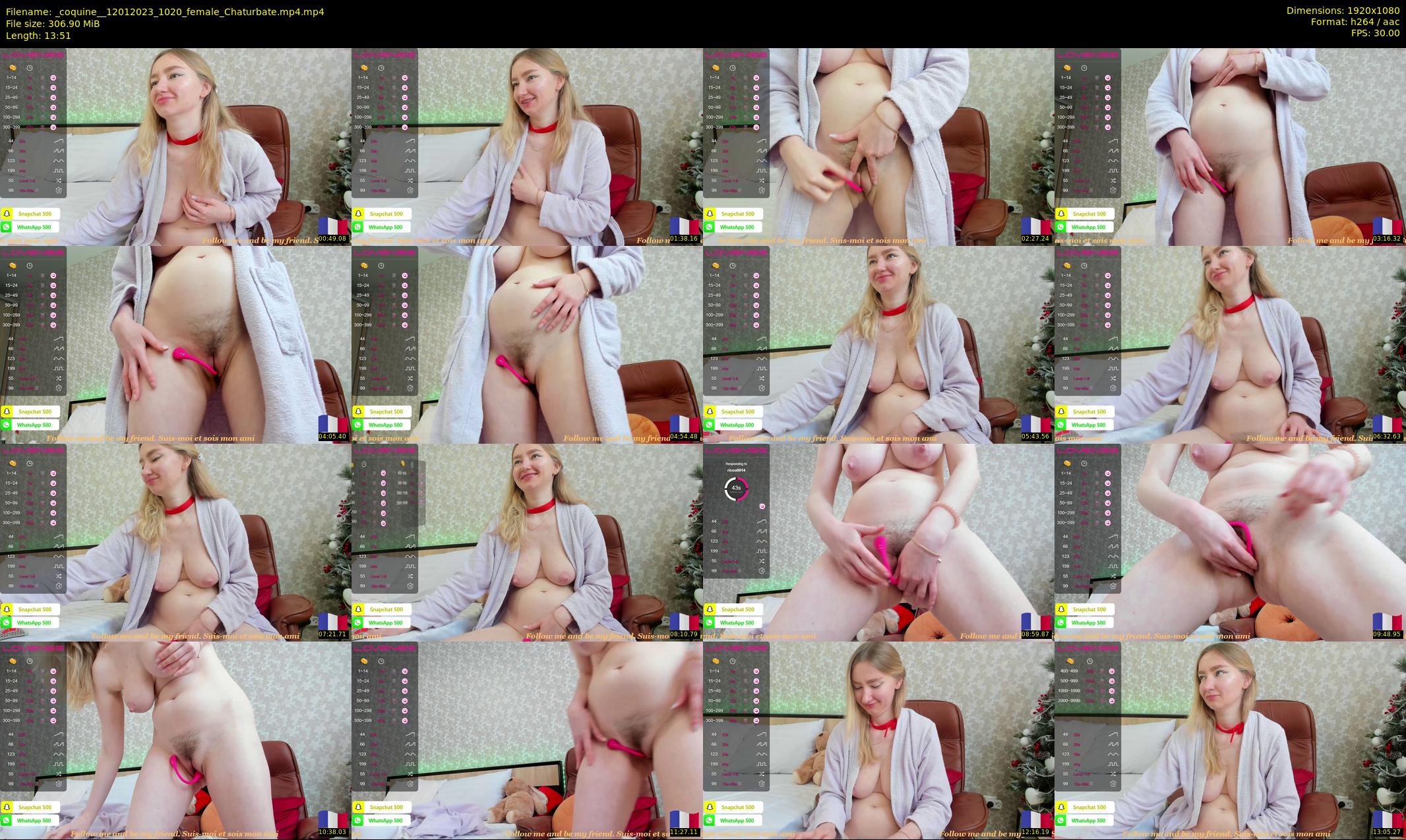 _coquine_ — 14 minute Chaturbate female cam show recording, 1080p, Jan 12, 2023