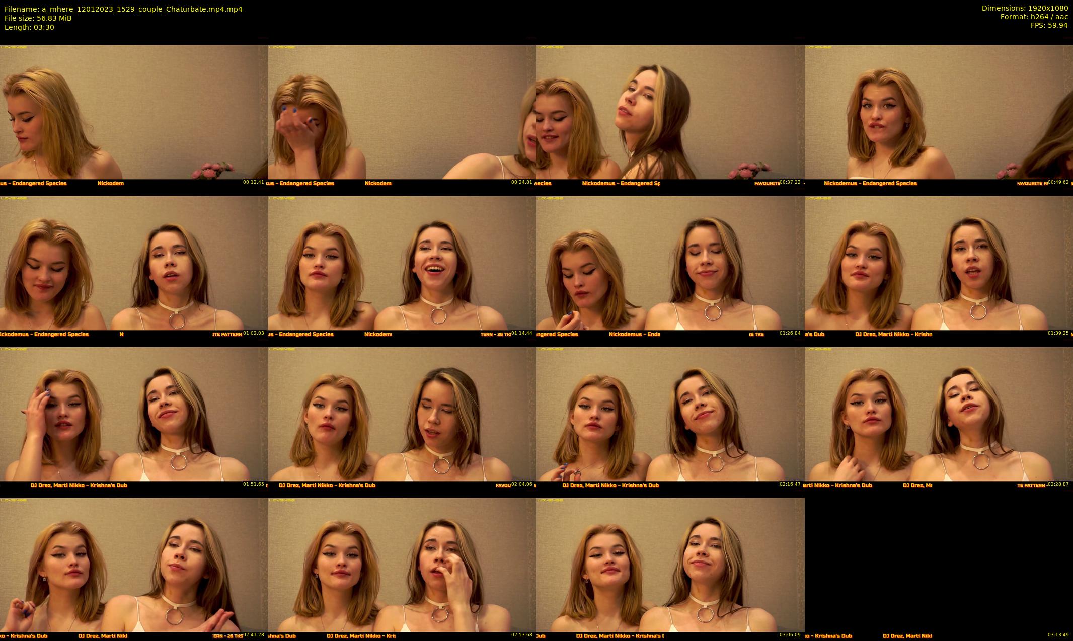 a_mhere — 4 minute Chaturbate couple cam show recording, 1080p, Jan 12, 2023