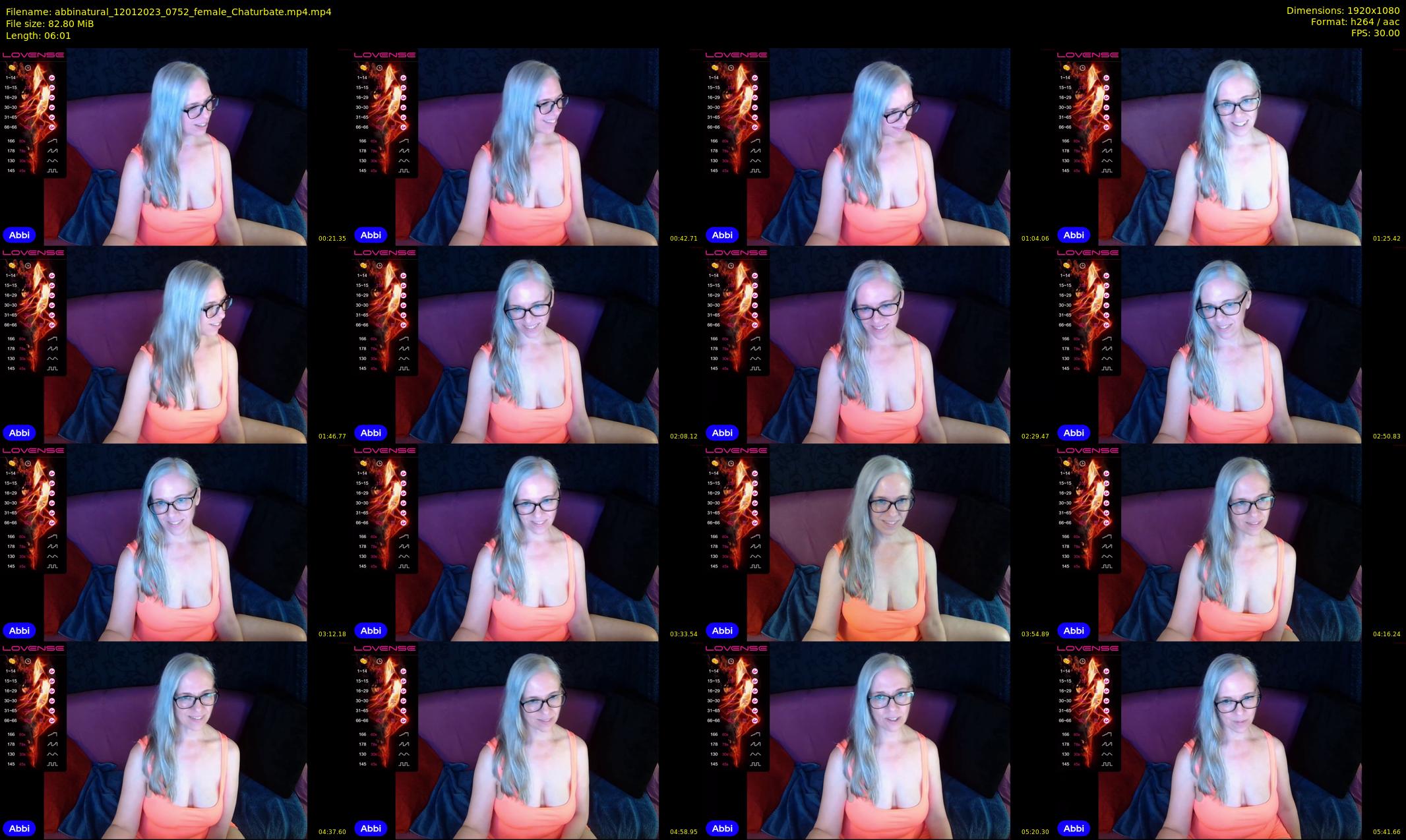 abbinatural — 7 minute Chaturbate female cam show recording, 1080p, Jan 12, 2023