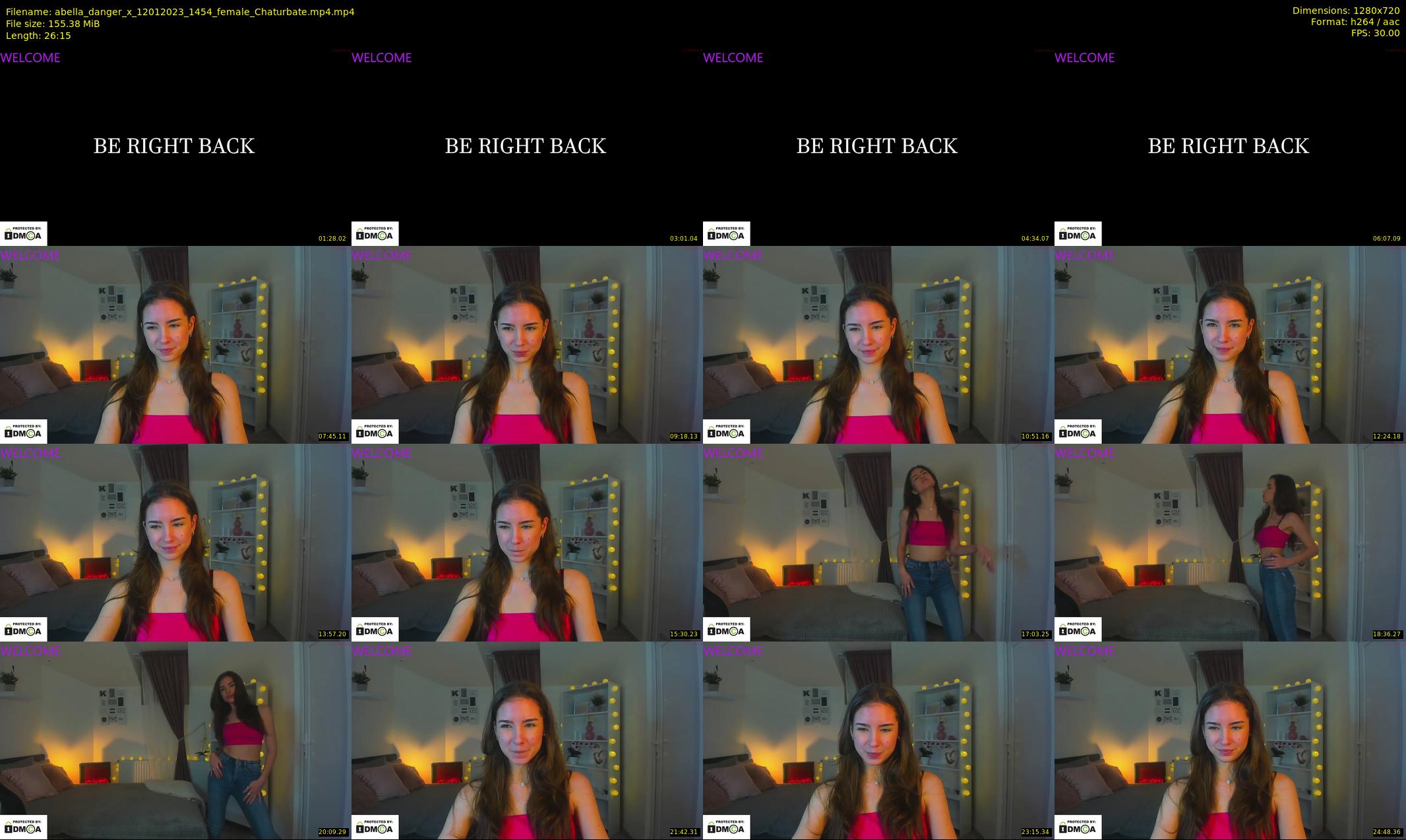 abella_danger_x — 27 minute Chaturbate female cam show recording, 720p, Jan 12, 2023