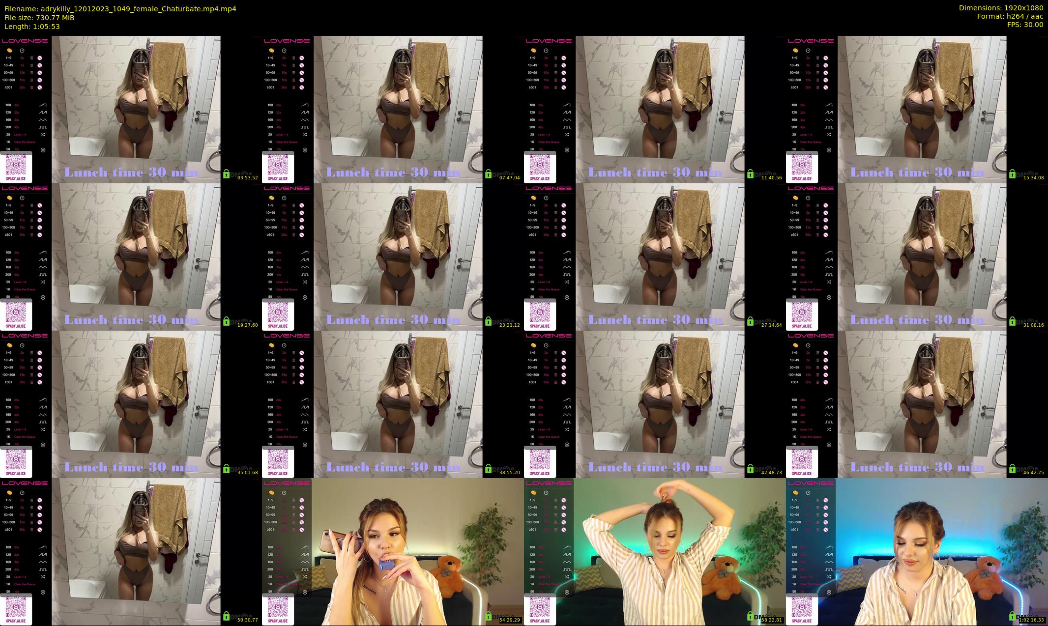 adrykilly — 66 minute Chaturbate female cam show recording, 1080p, Jan 12, 2023
