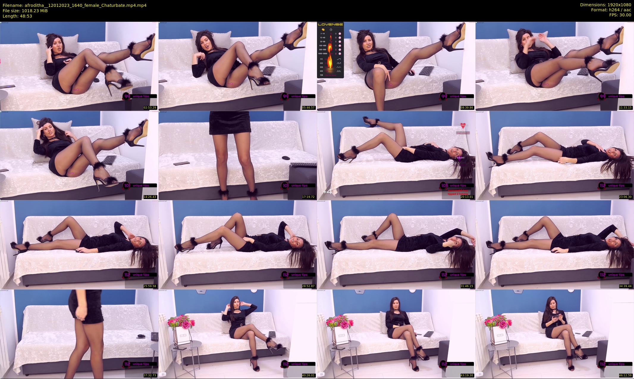 afroditha_ — 49 minute Chaturbate female cam show recording, 1080p, Jan 12, 2023