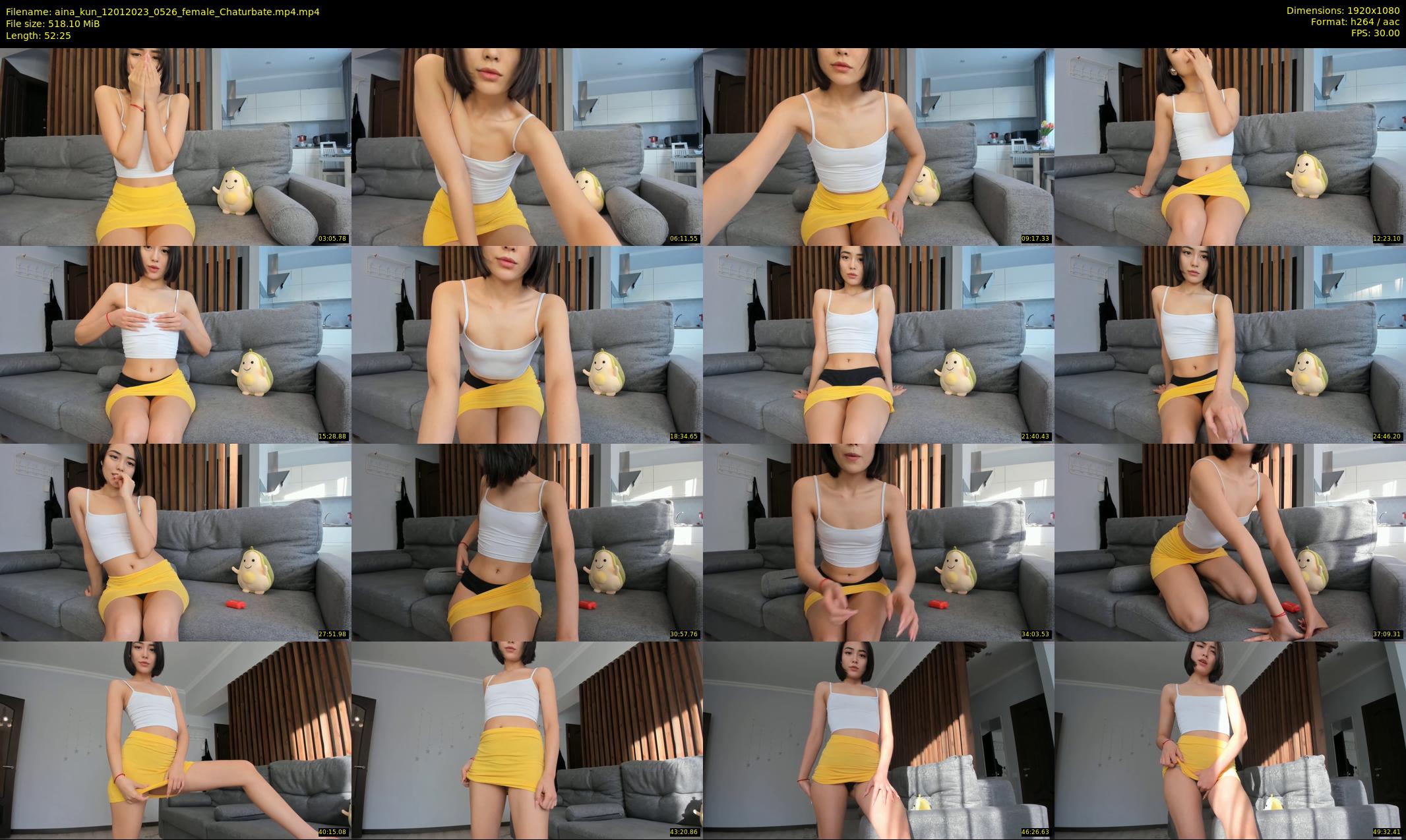 aina_kun — 53 minute Chaturbate female cam show recording, 1080p, Jan 12, 2023