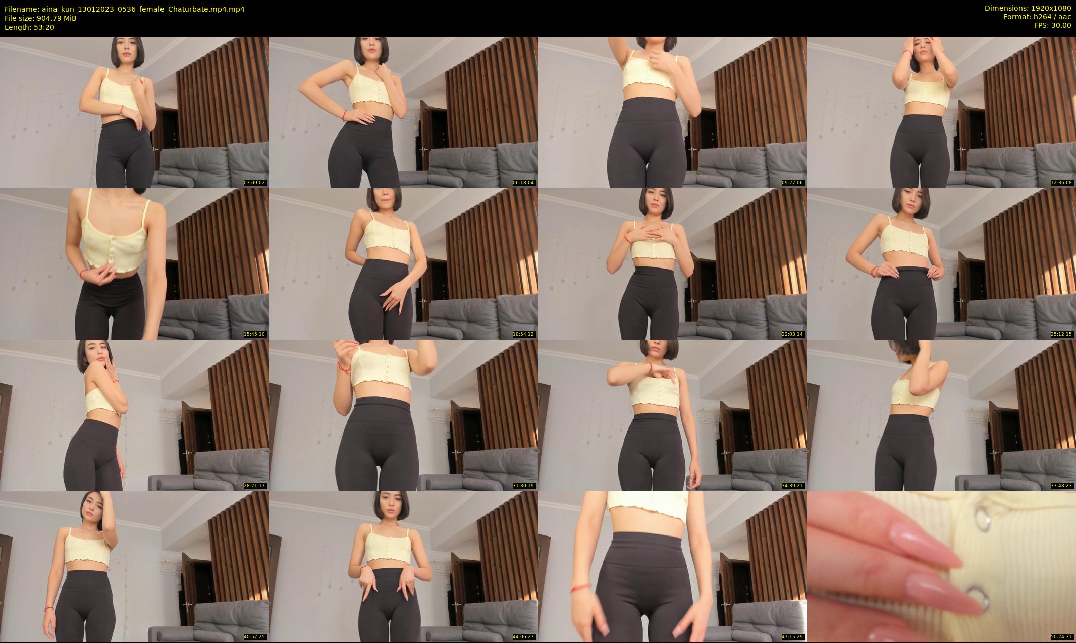 aina_kun — 54 minute Chaturbate female cam show recording, 1080p, Jan 13, 2023