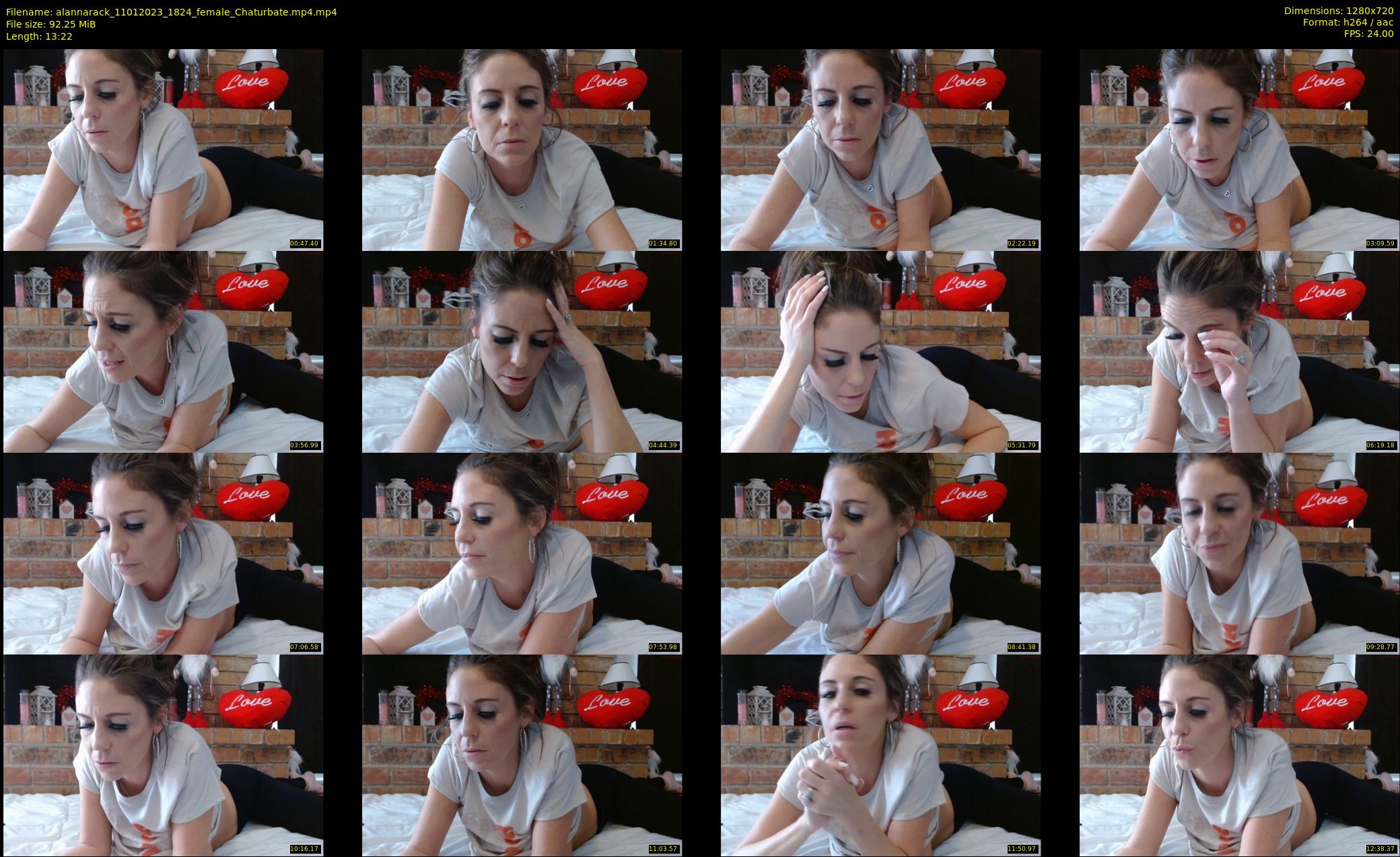 alannarack — 14 minute Chaturbate female cam show recording, 720p, Jan 11, 2023