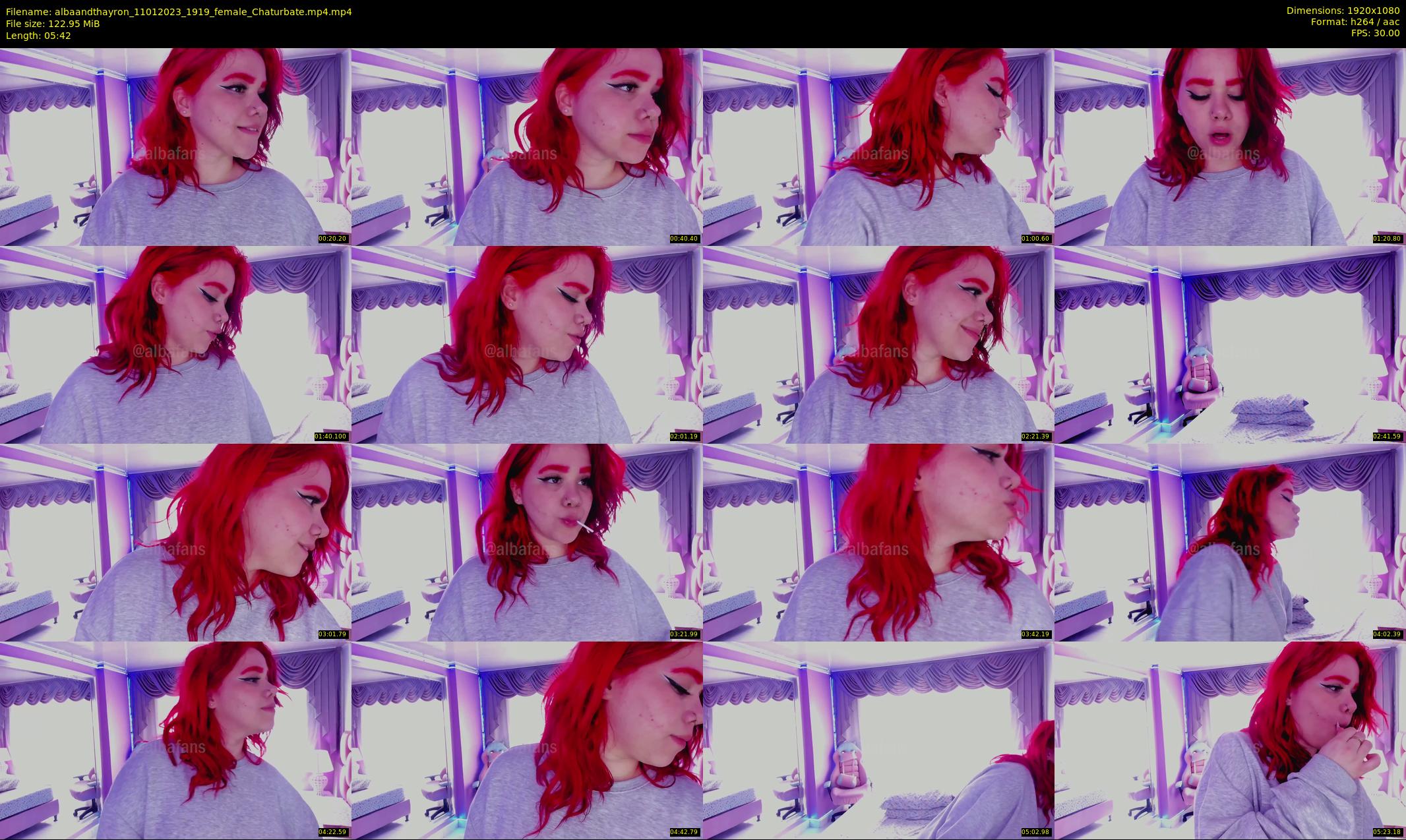 albaandthayron — 6 minute Chaturbate couple cam show recording, 1080p, Jan 11, 2023