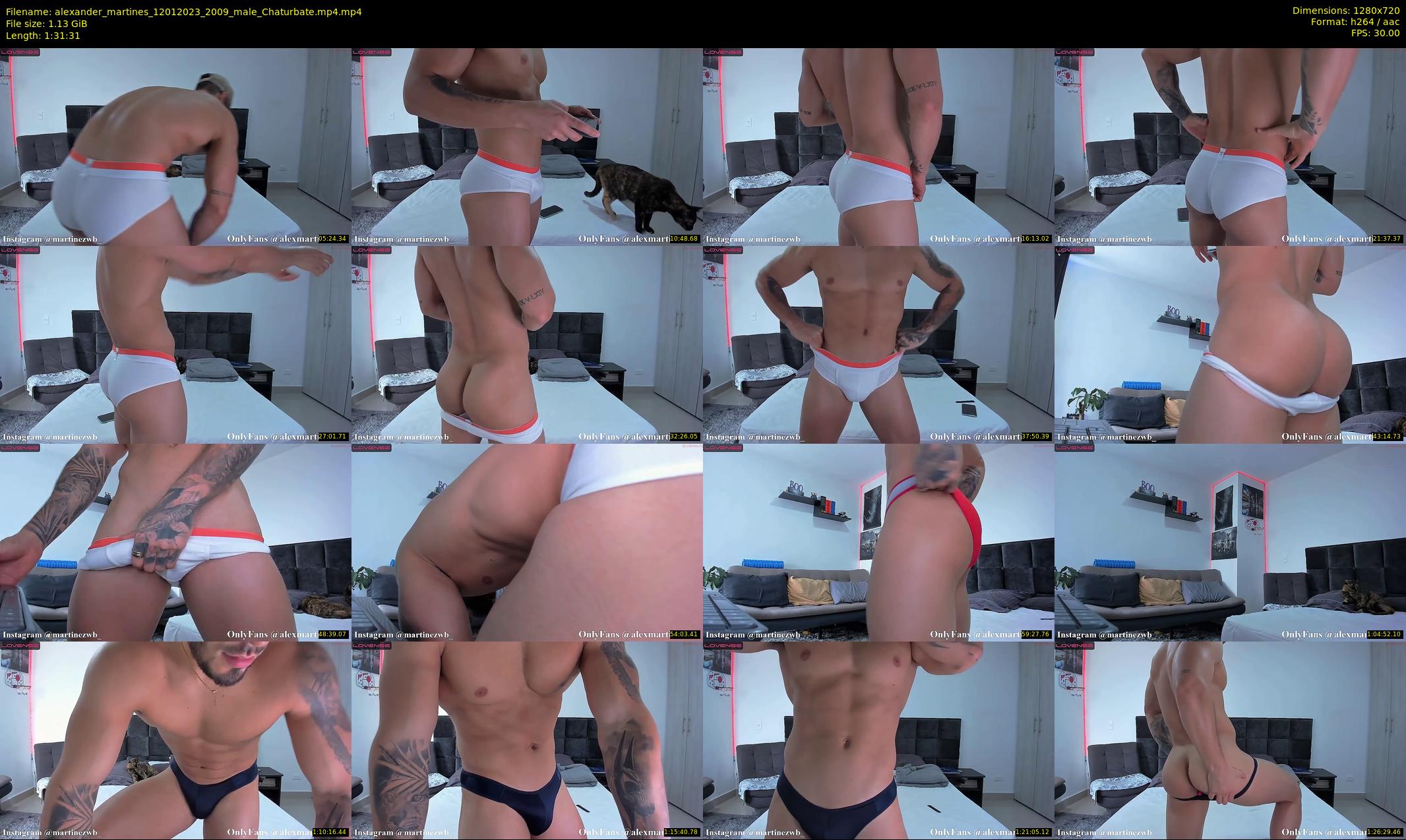 alexander_martines — 92 minute Chaturbate male cam show recording, 720p, Jan 12, 2023