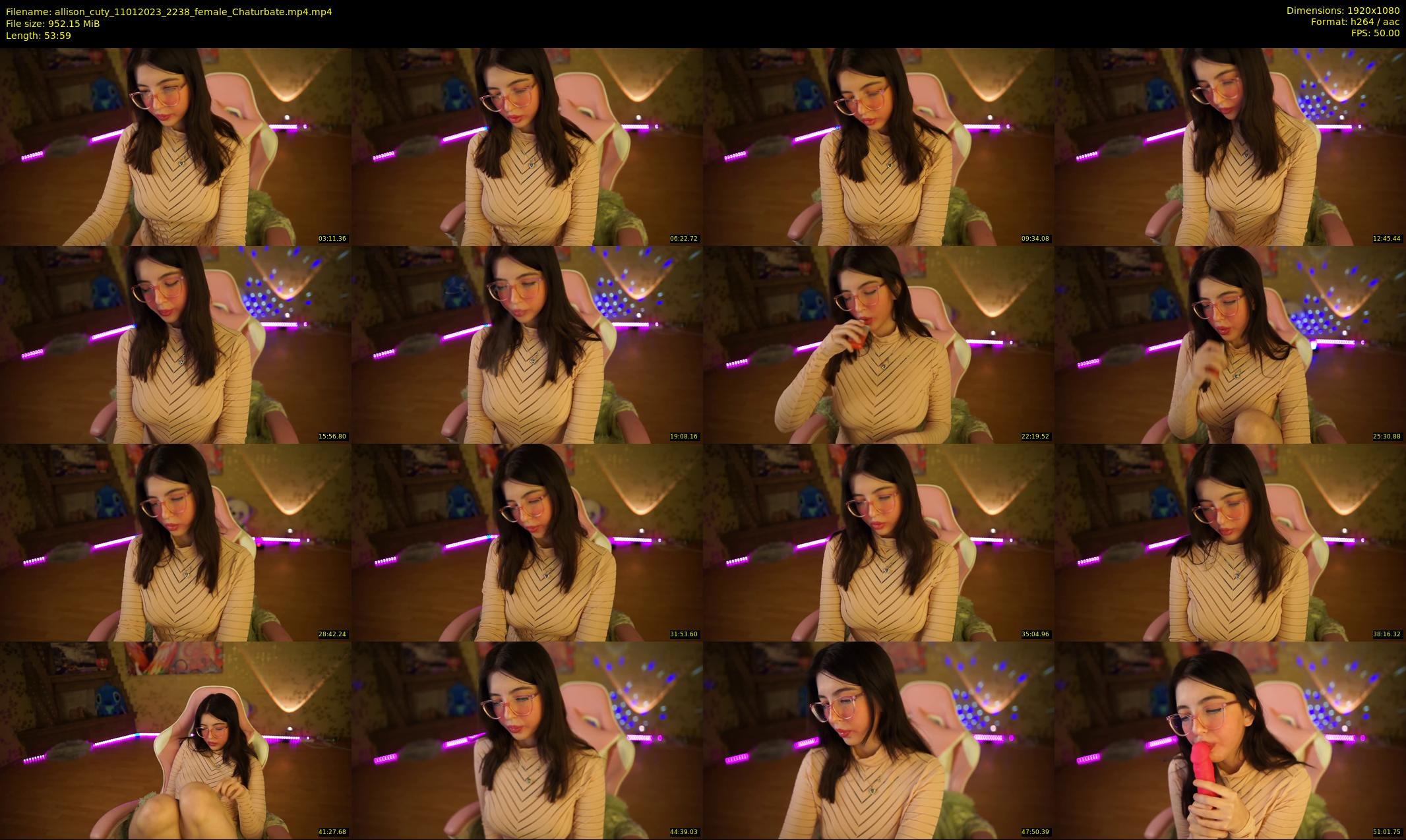 allison_cuty — 54 minute Chaturbate female cam show recording, 1080p, Jan 11, 2023