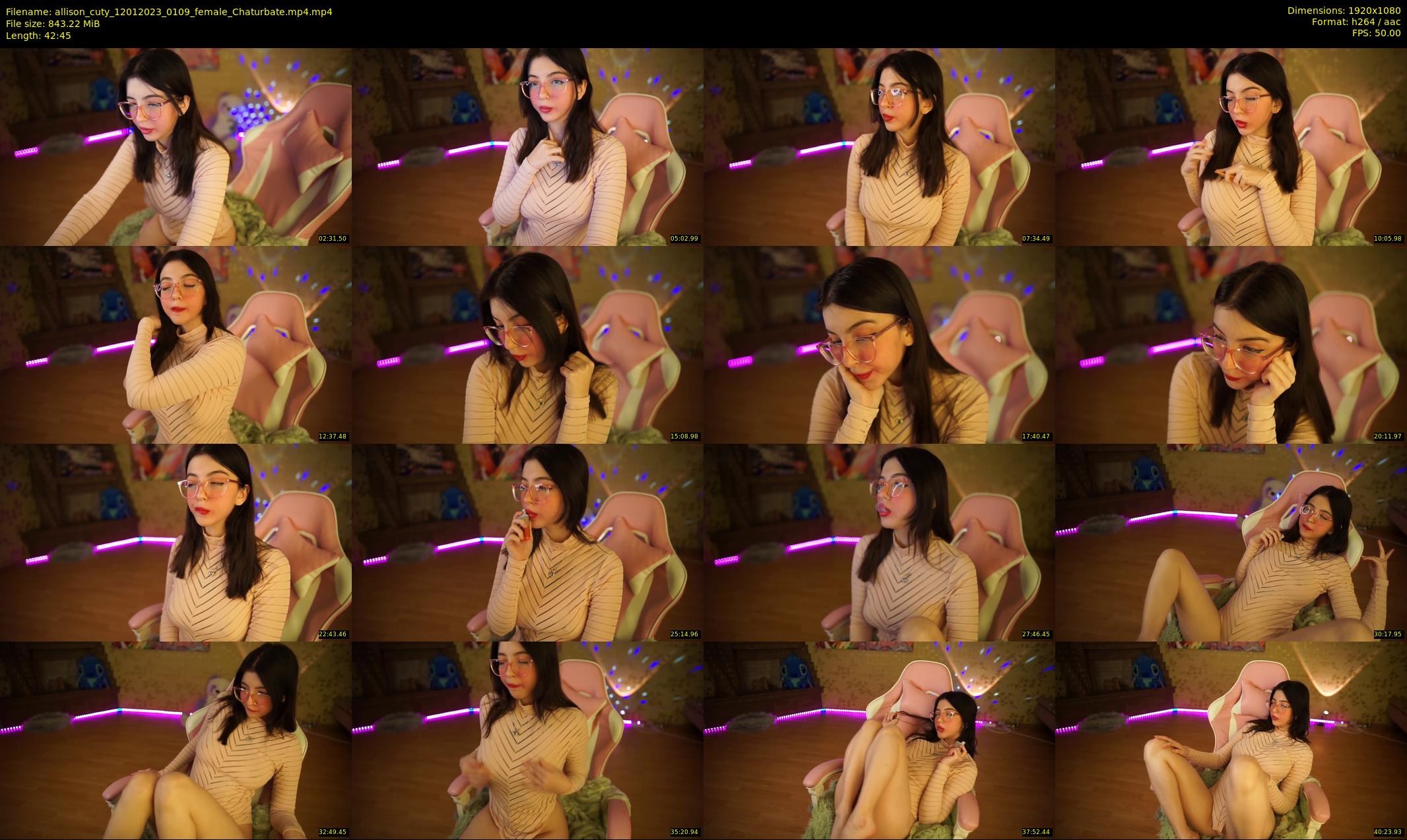 allison_cuty — 43 minute Chaturbate female cam show recording, 1080p, Jan 12, 2023