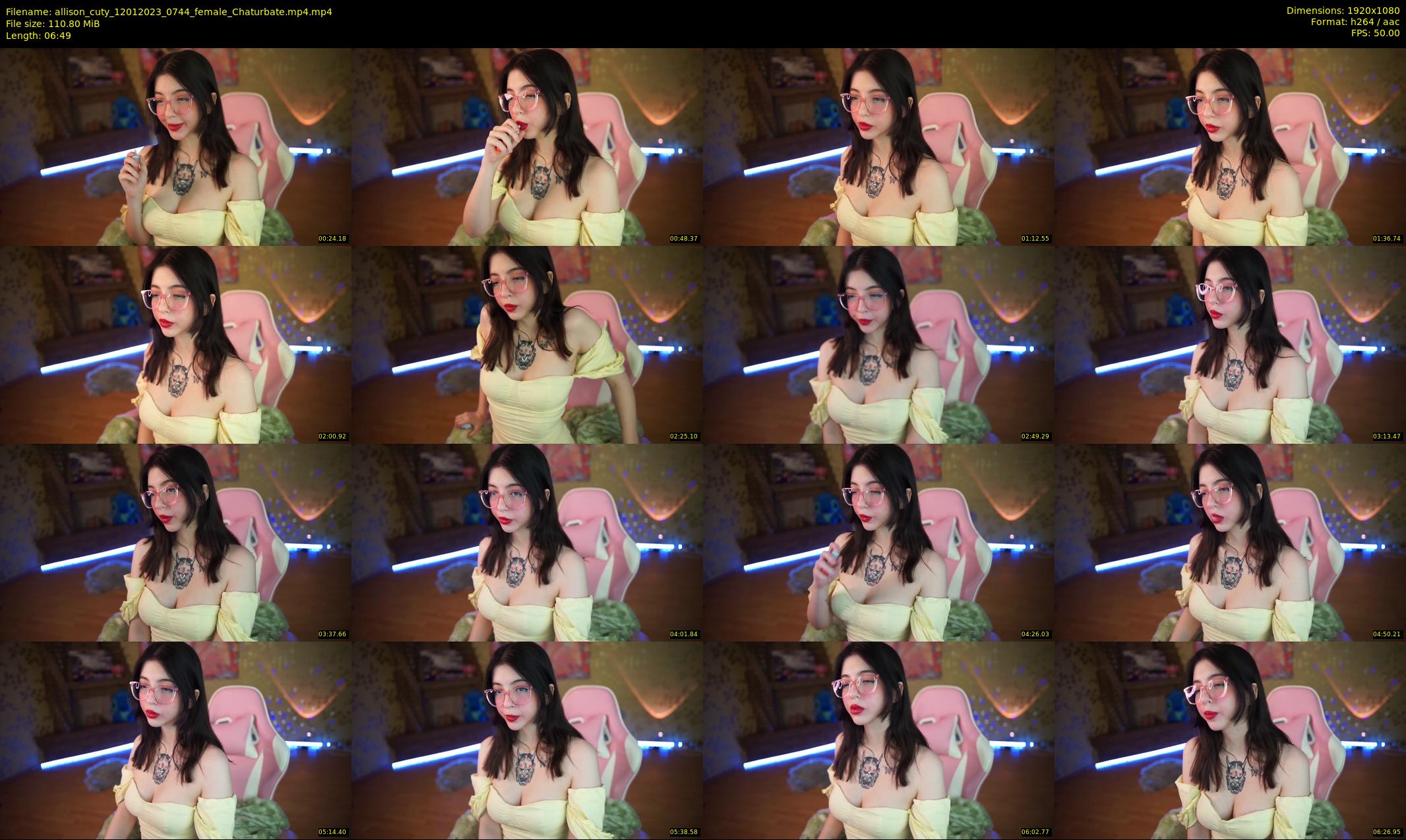 allison_cuty — 7 minute Chaturbate female cam show recording, 1080p, Jan 12, 2023