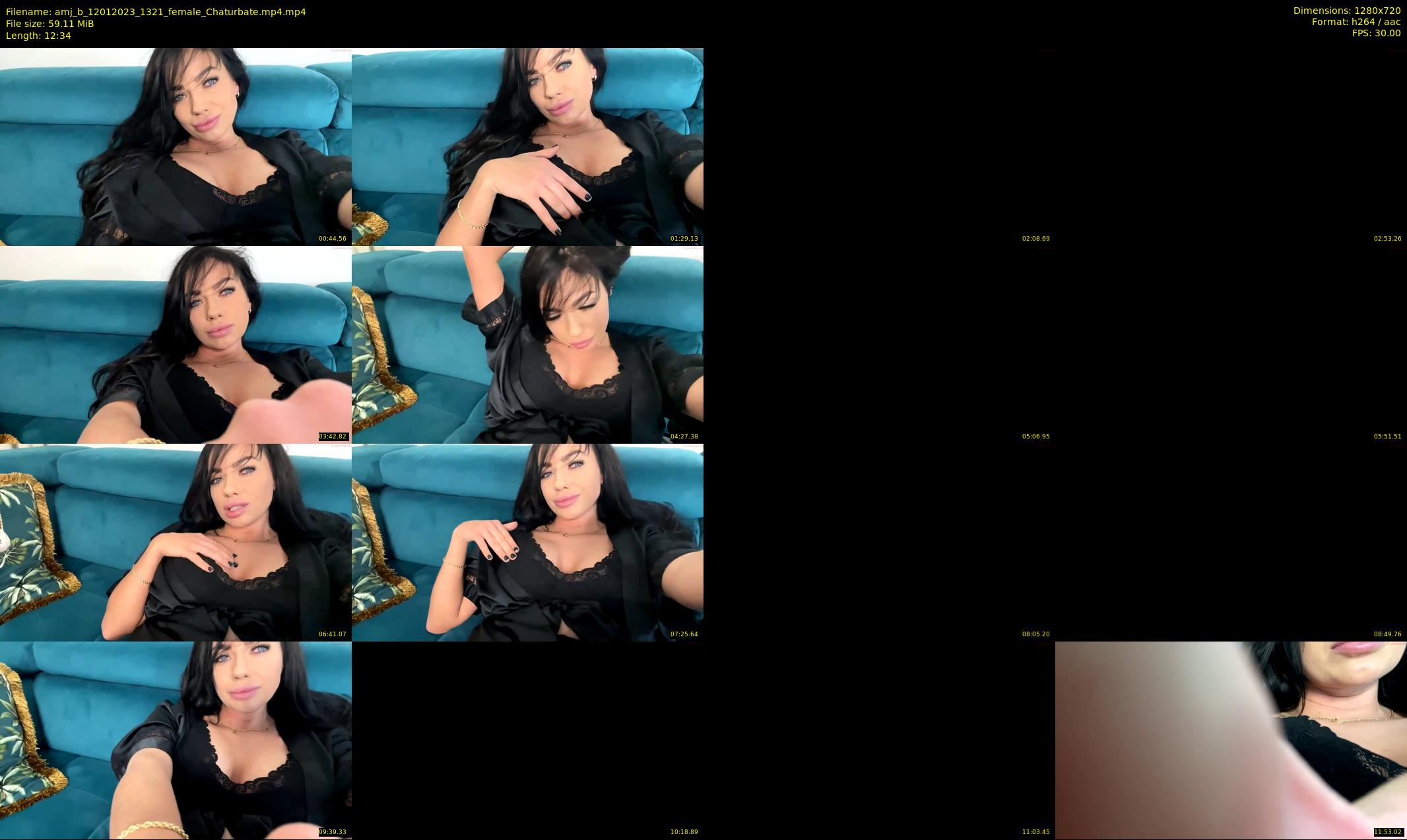 amj_b — 13 minute Chaturbate female cam show recording, 720p, Jan 12, 2023