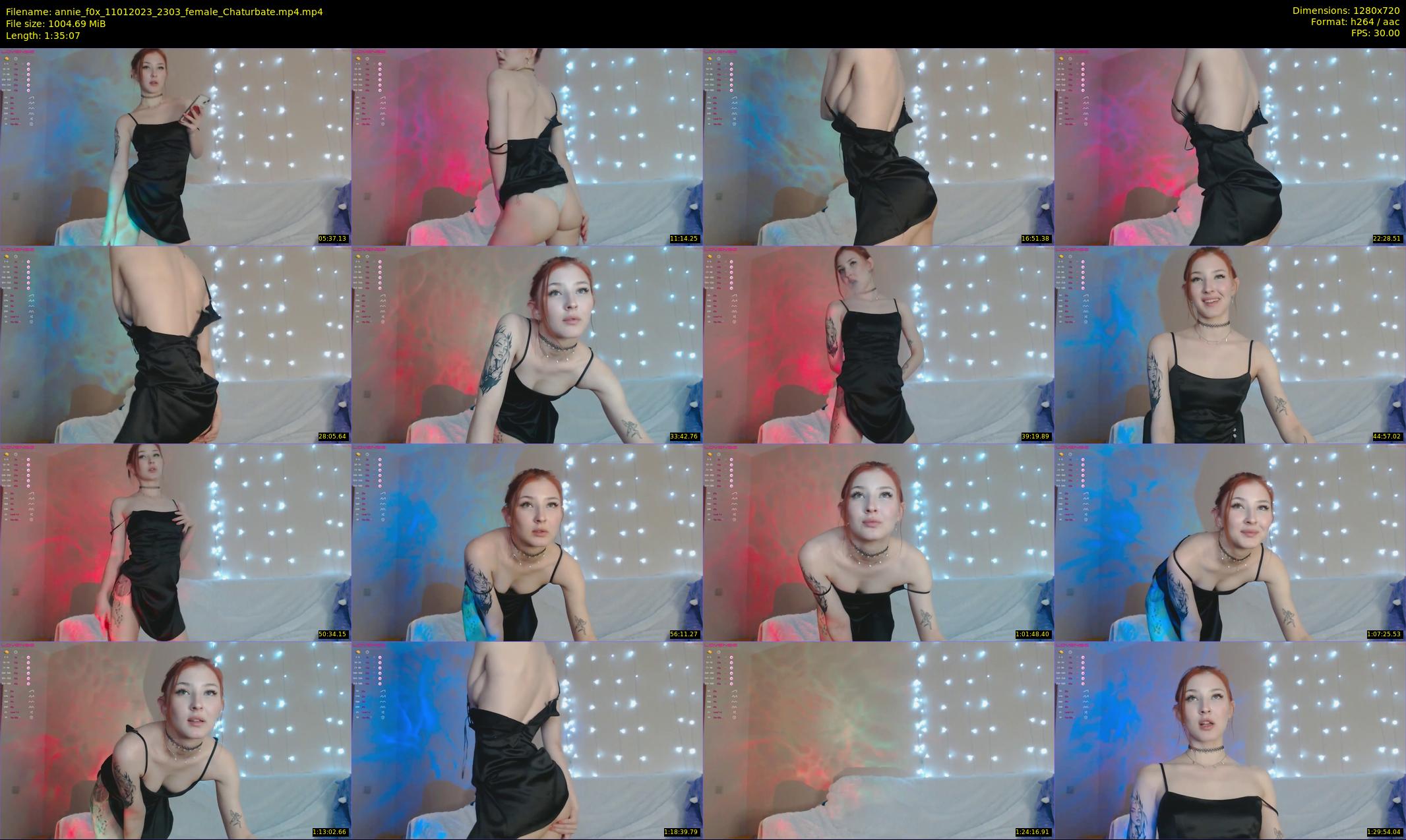 annie_f0x — 96 minute Chaturbate female cam show recording, 720p, Jan 11, 2023