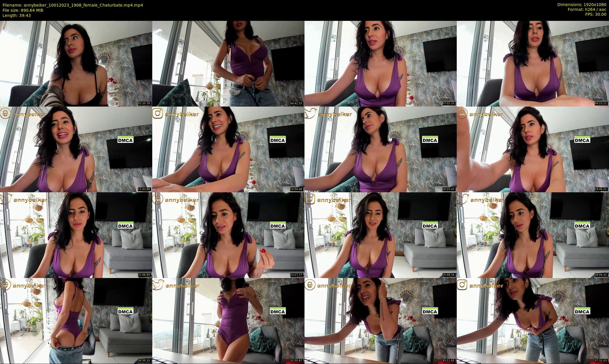 annybeiker — 40 minute Chaturbate female cam show recording, 1080p, Jan 10, 2023
