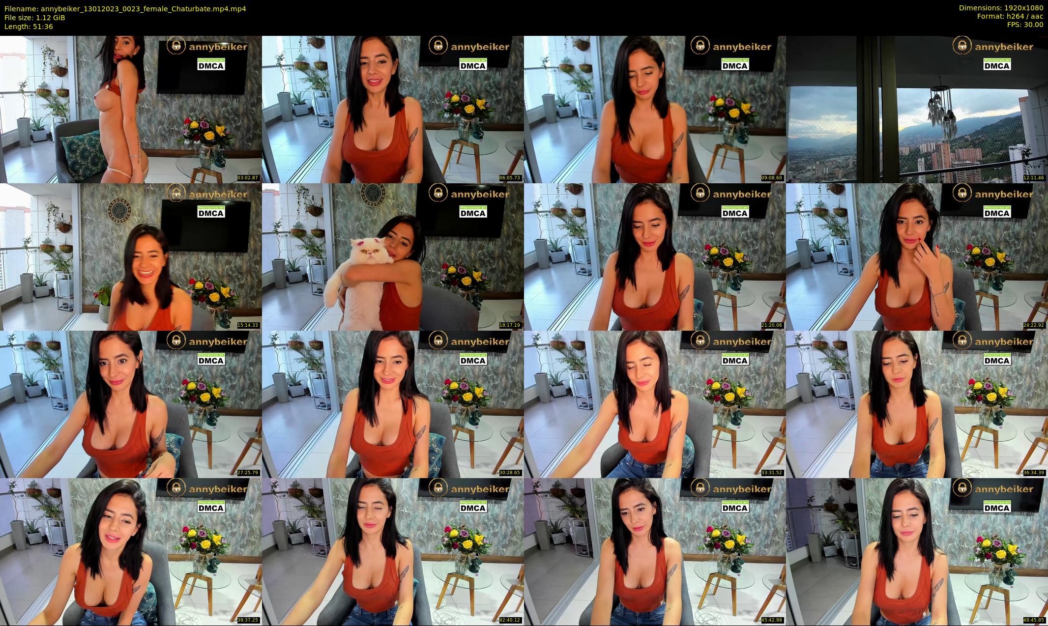 annybeiker — 52 minute Chaturbate female cam show recording, 1080p, Jan 13, 2023