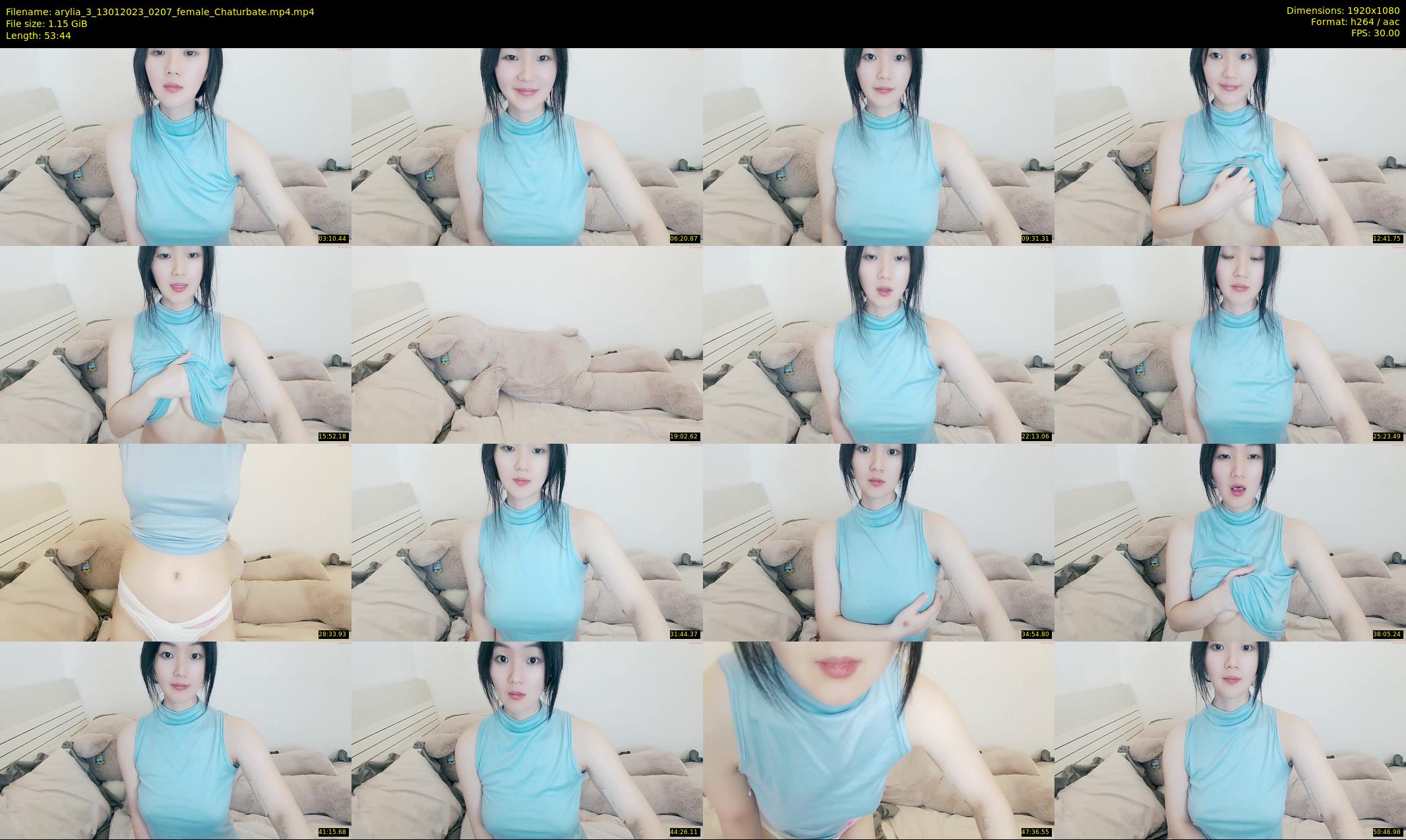 arylia_3 — 54 minute Chaturbate female cam show recording, 1080p, Jan 13, 2023