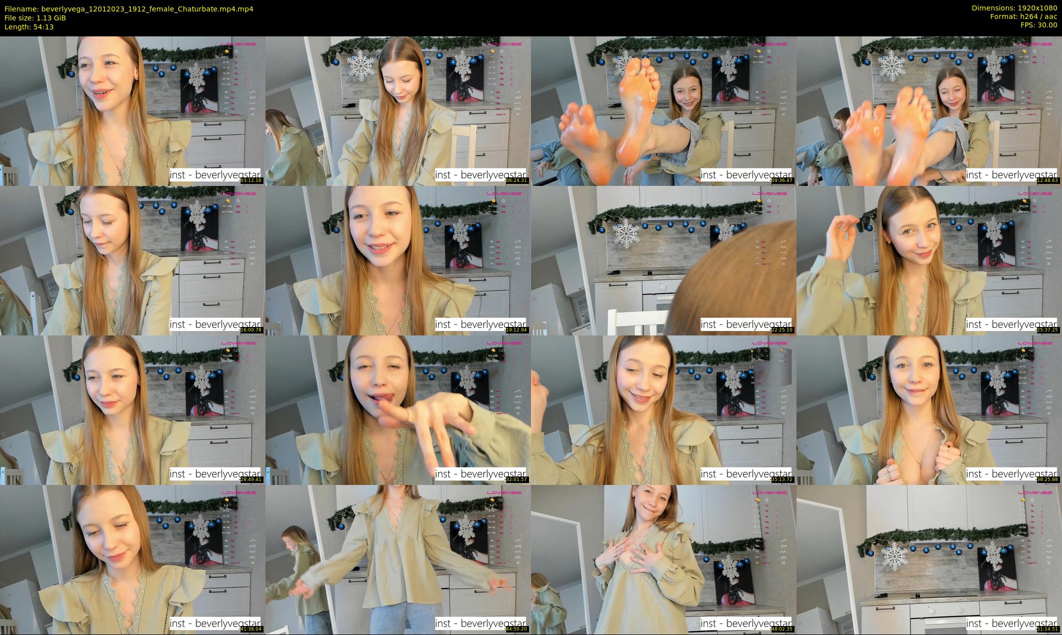 beverlyvega — 55 minute Chaturbate couple cam show recording, 1080p, Jan 12, 2023