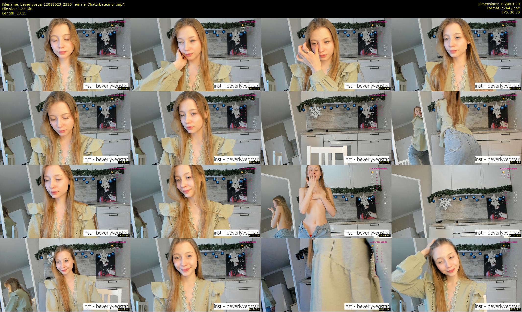 beverlyvega — 54 minute Chaturbate couple cam show recording, 1080p, Jan 12, 2023
