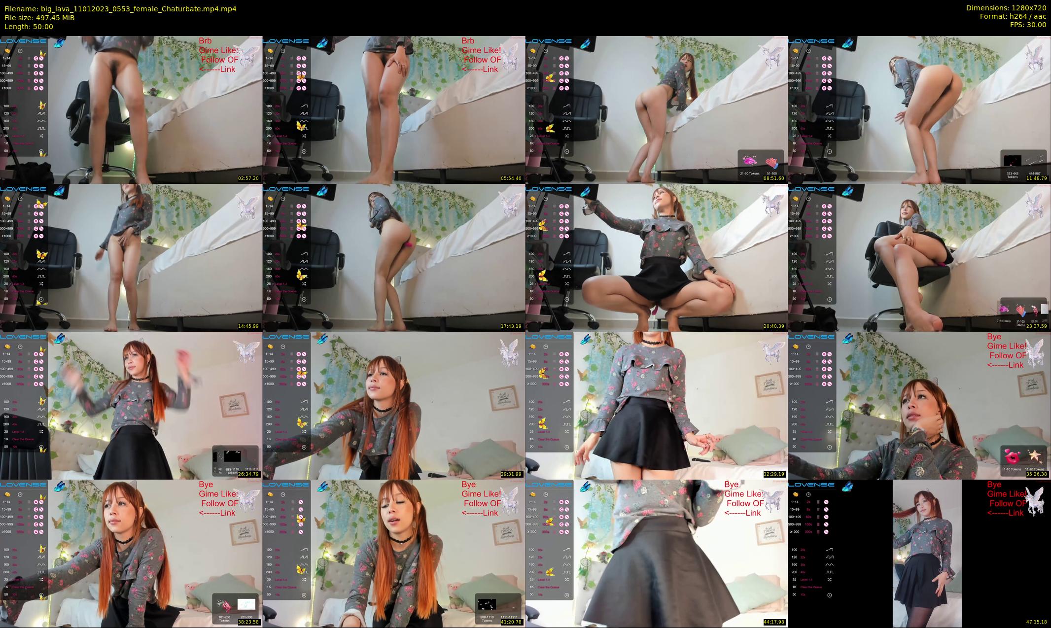 big_lava — 50 minute Chaturbate female cam show recording, 720p, Jan 11, 2023