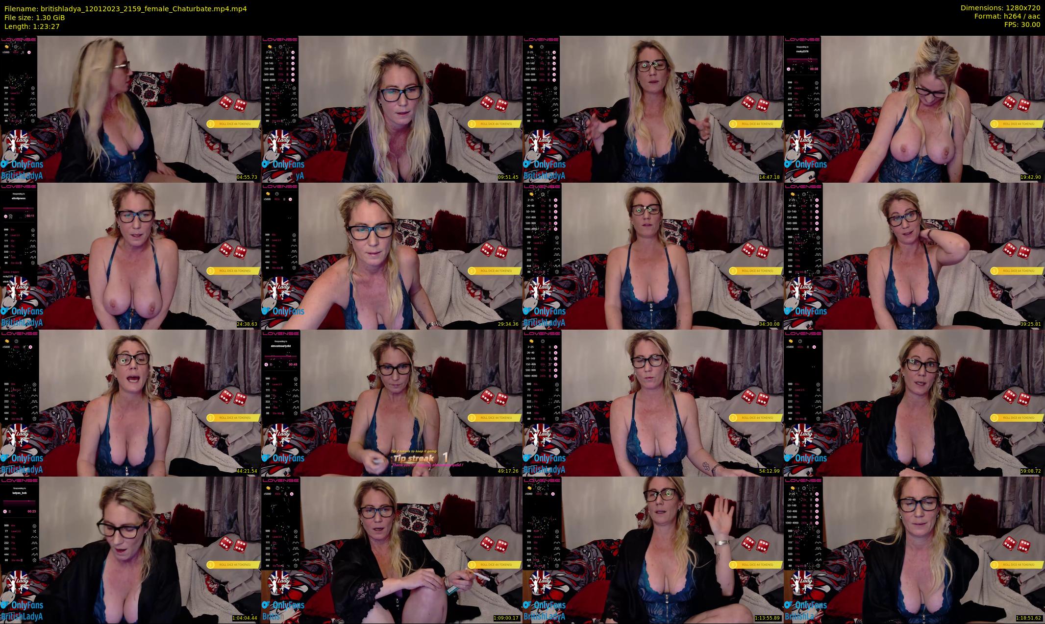 britishladya — 84 minute Chaturbate female cam show recording, 720p, Jan 12, 2023