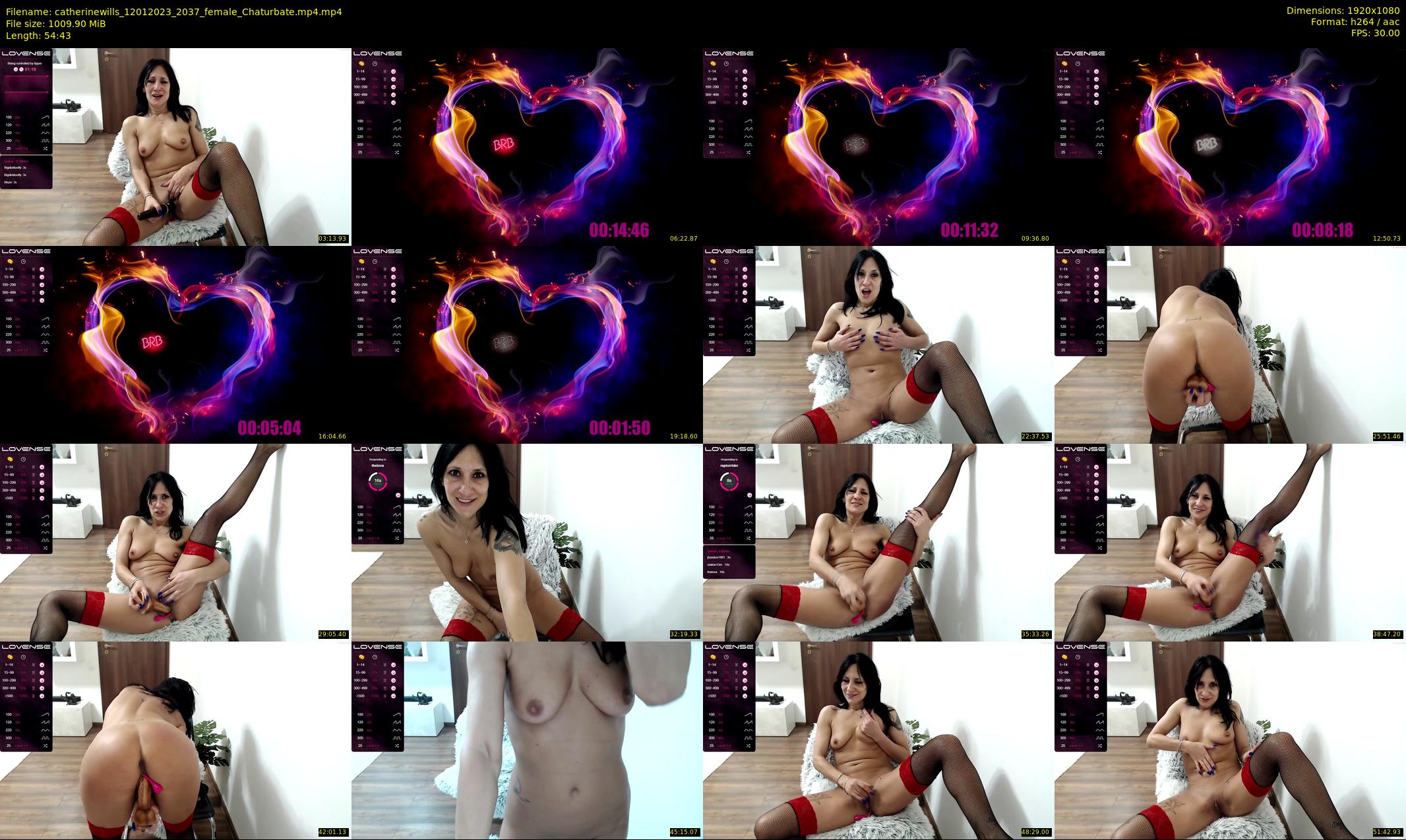 catherinewills — 55 minute Chaturbate female cam show recording, 1080p, Jan 12, 2023