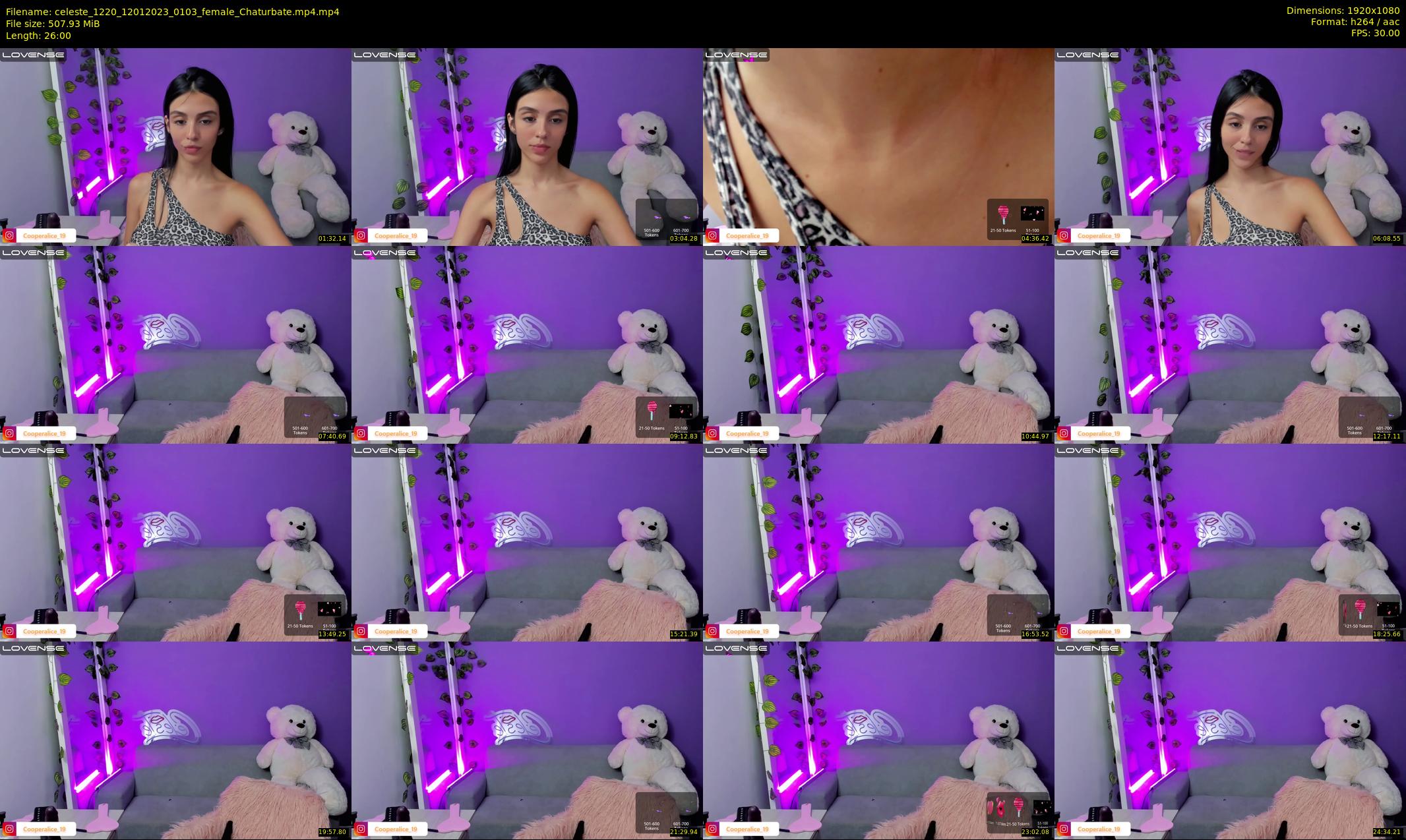celeste_1220 — 26 minute Chaturbate female cam show recording, 1080p, Jan 12, 2023