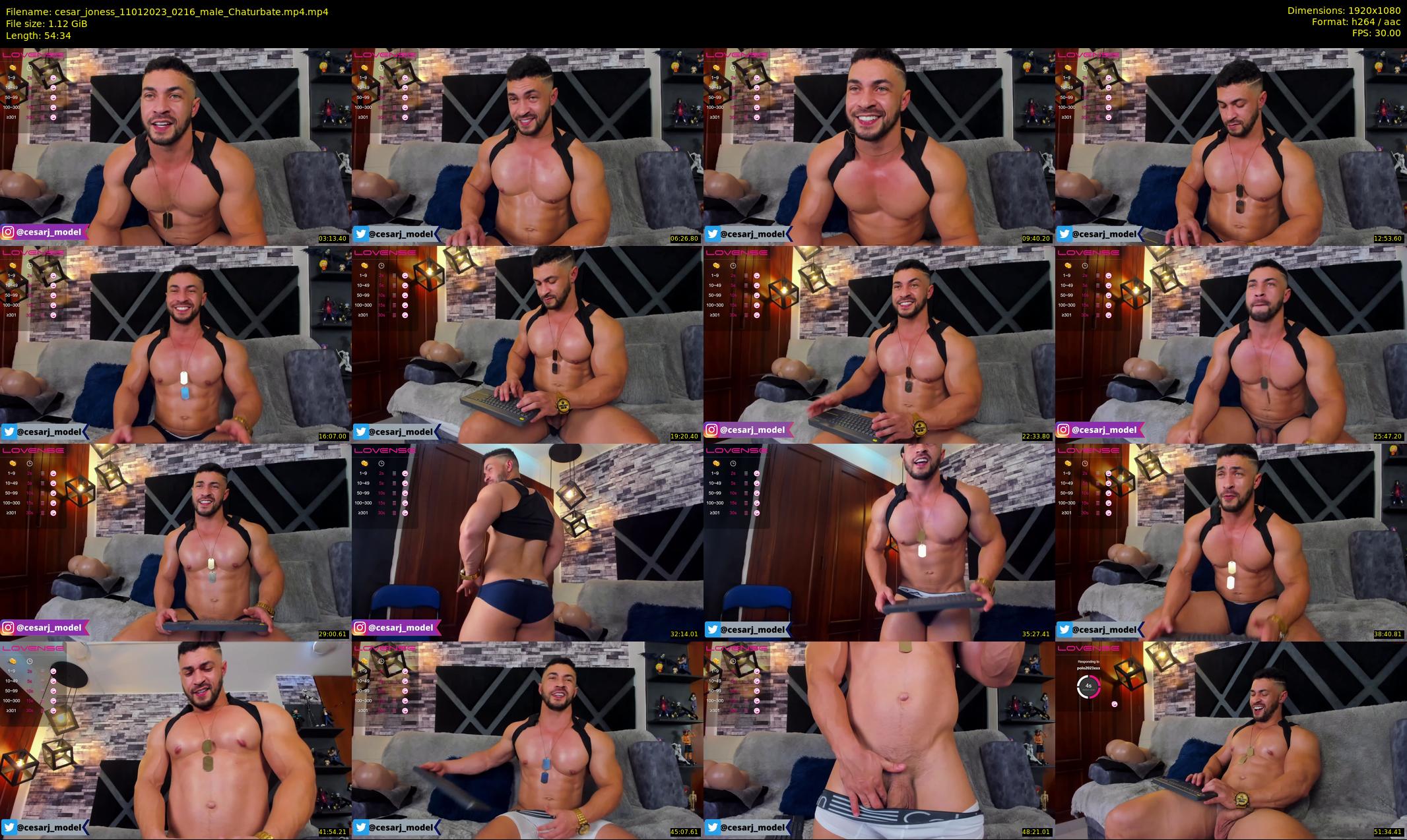 cesar_joness — 55 minute Chaturbate male cam show recording, 1080p, Jan 11, 2023