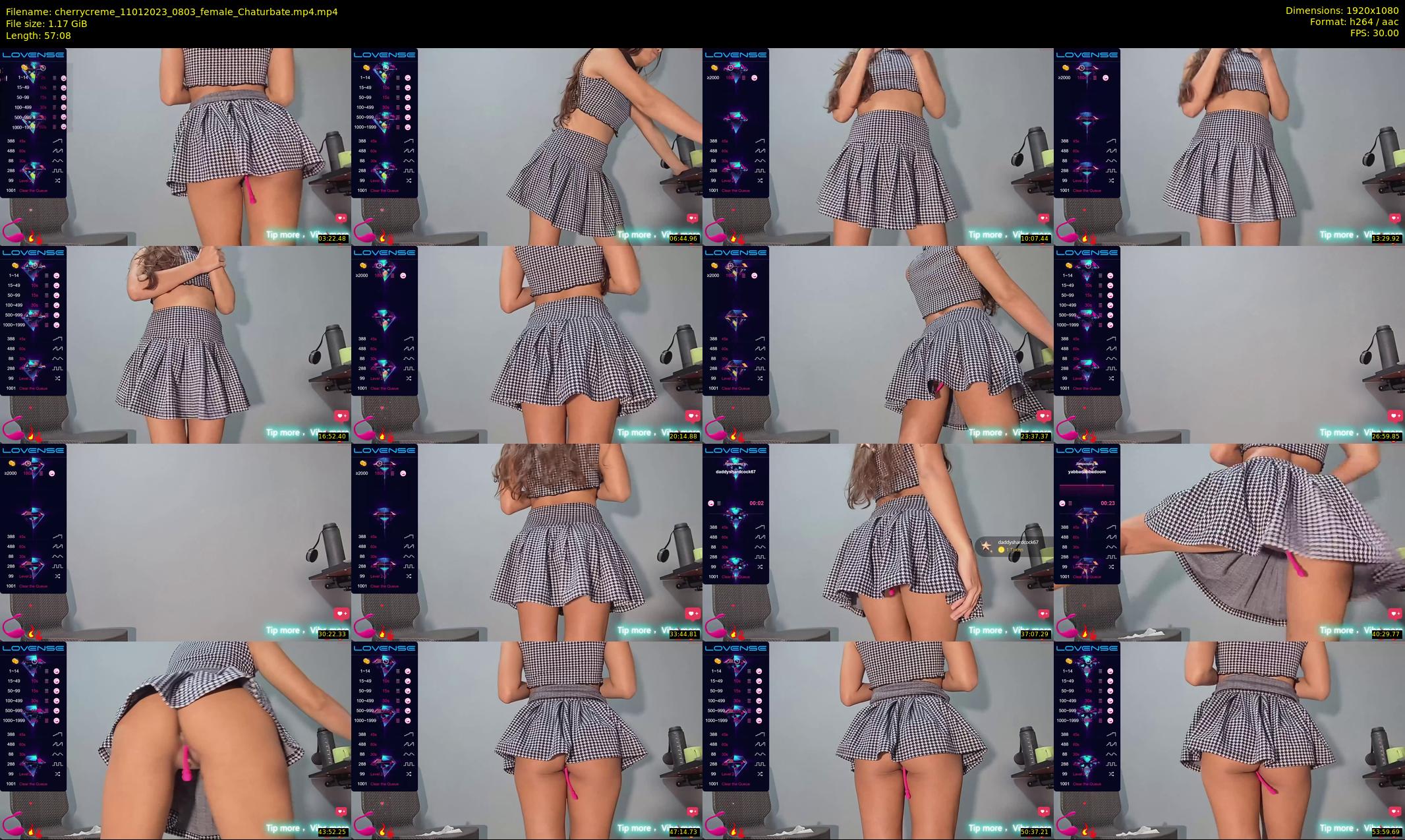 cherrycreme — 58 minute Chaturbate female cam show recording, 1080p, Jan 11, 2023