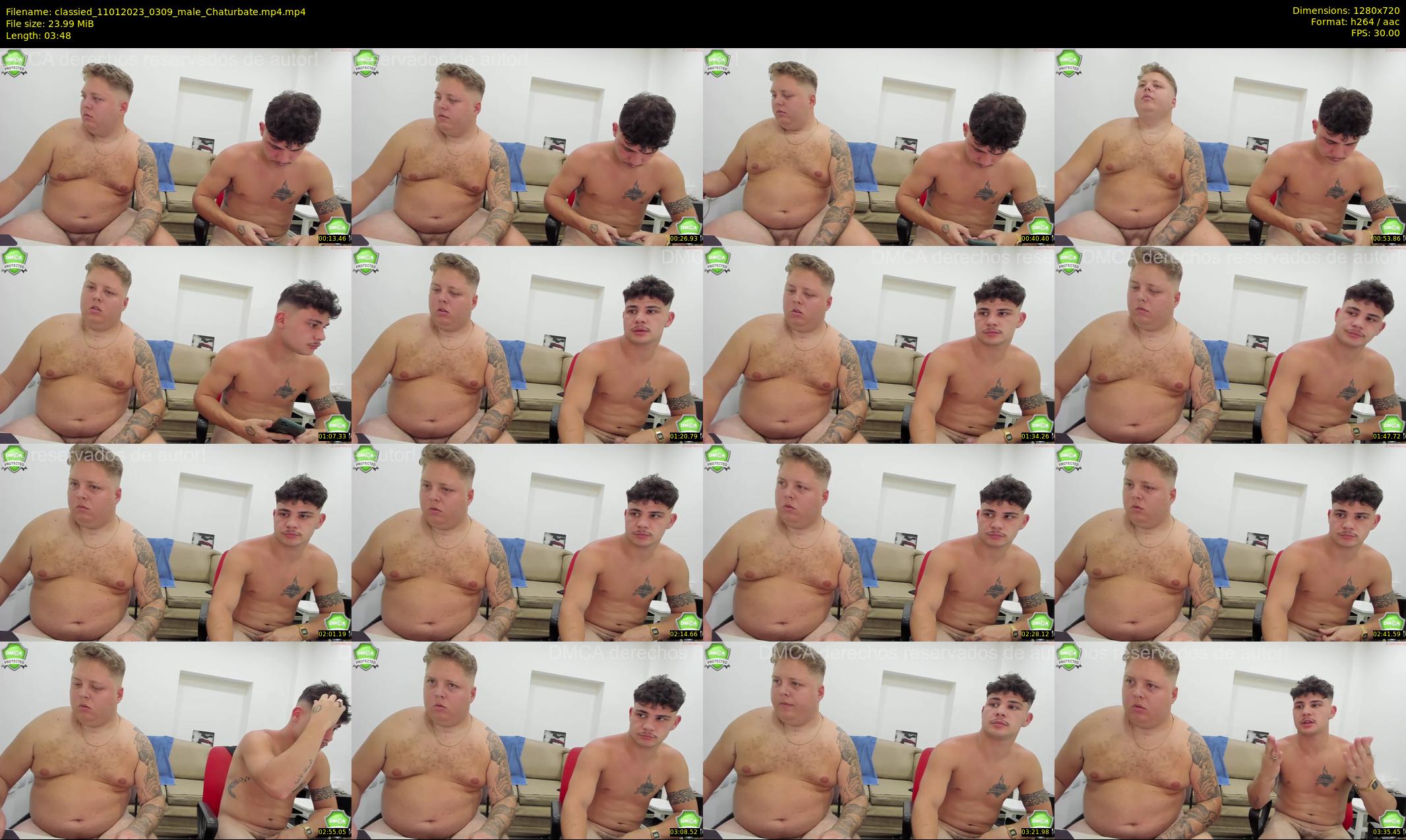 classied — 4 minute Chaturbate male cam show recording, 720p, Jan 11, 2023