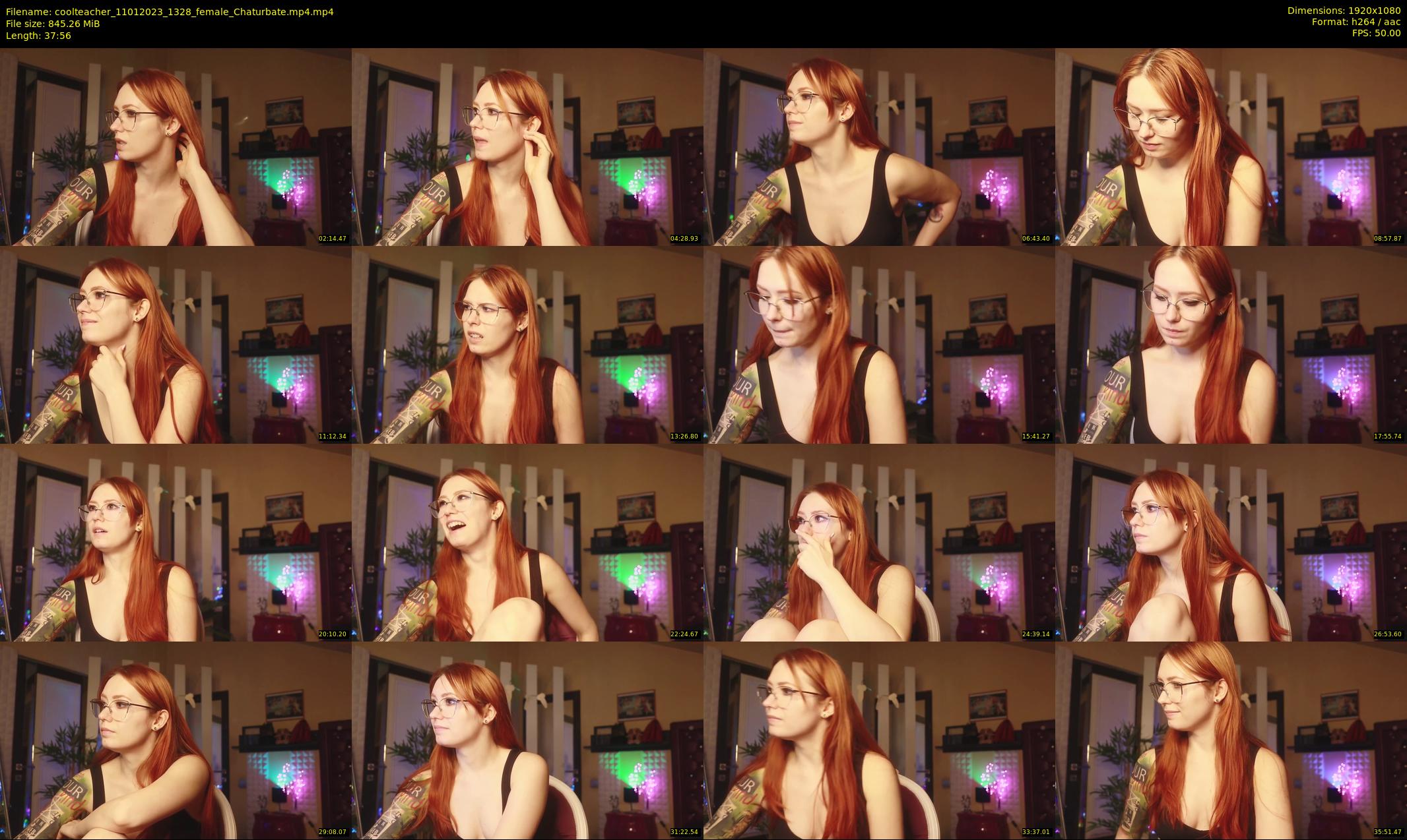 coolteacher — 38 minute Chaturbate female cam show recording, 1080p, Jan 11, 2023