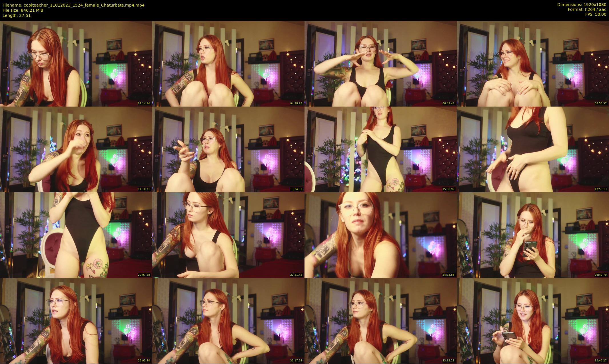 coolteacher — 38 minute Chaturbate female cam show recording, 1080p, Jan 11, 2023