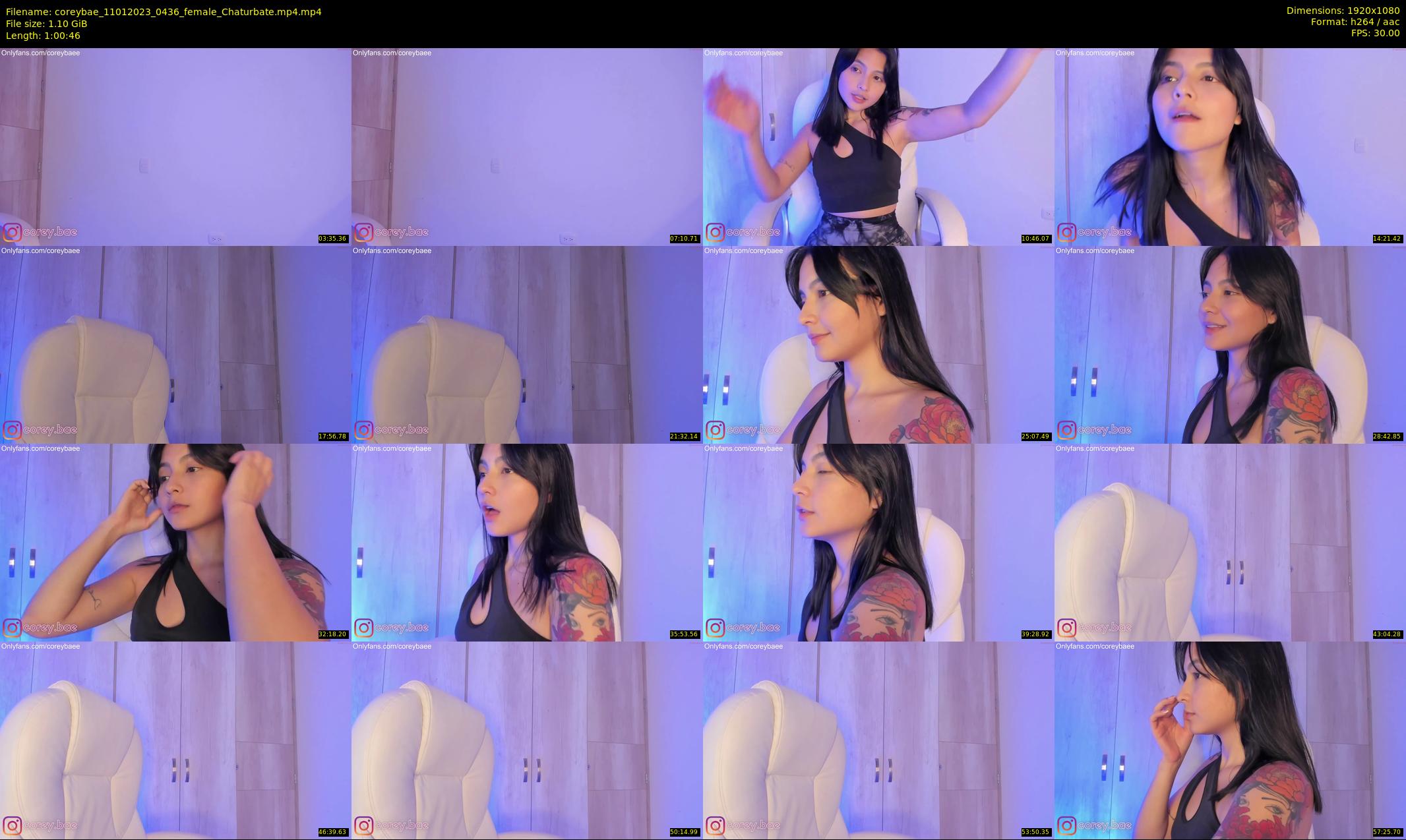 coreybae — 61 minute Chaturbate female cam show recording, 1080p, Jan 11, 2023