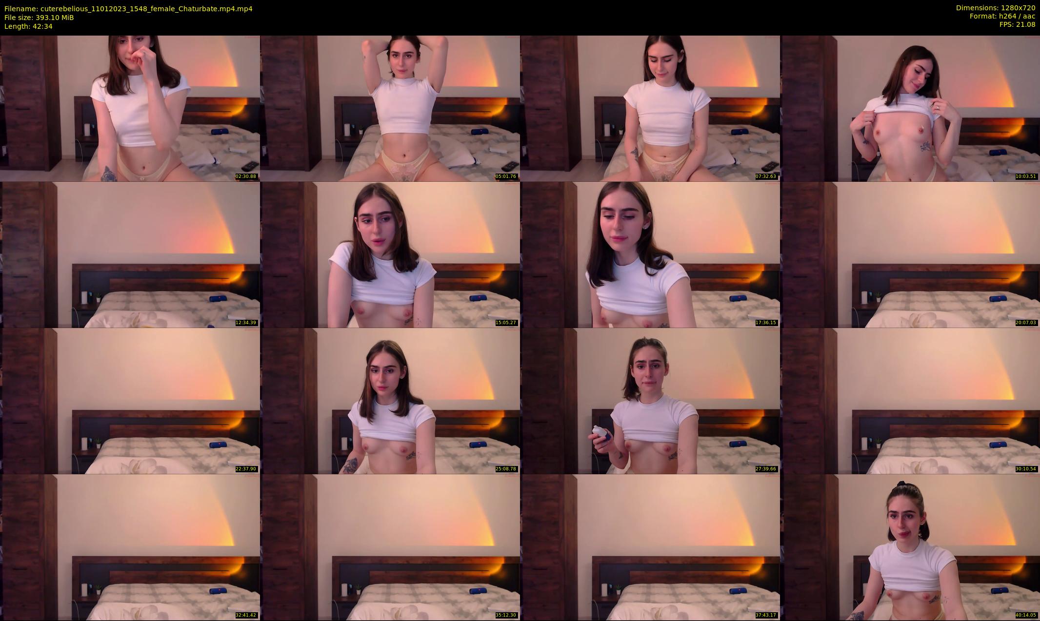 cuterebelious — 43 minute Chaturbate female cam show recording, 720p, Jan 11, 2023