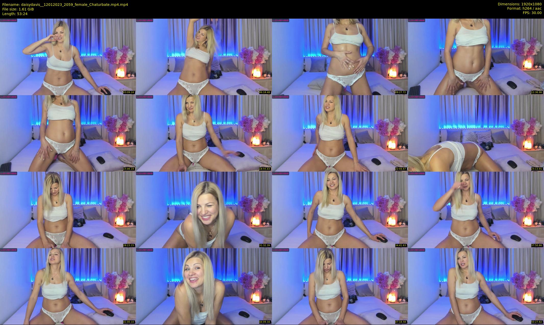 daisydavis_ — 54 minute Chaturbate female cam show recording, 1080p, Jan 12, 2023
