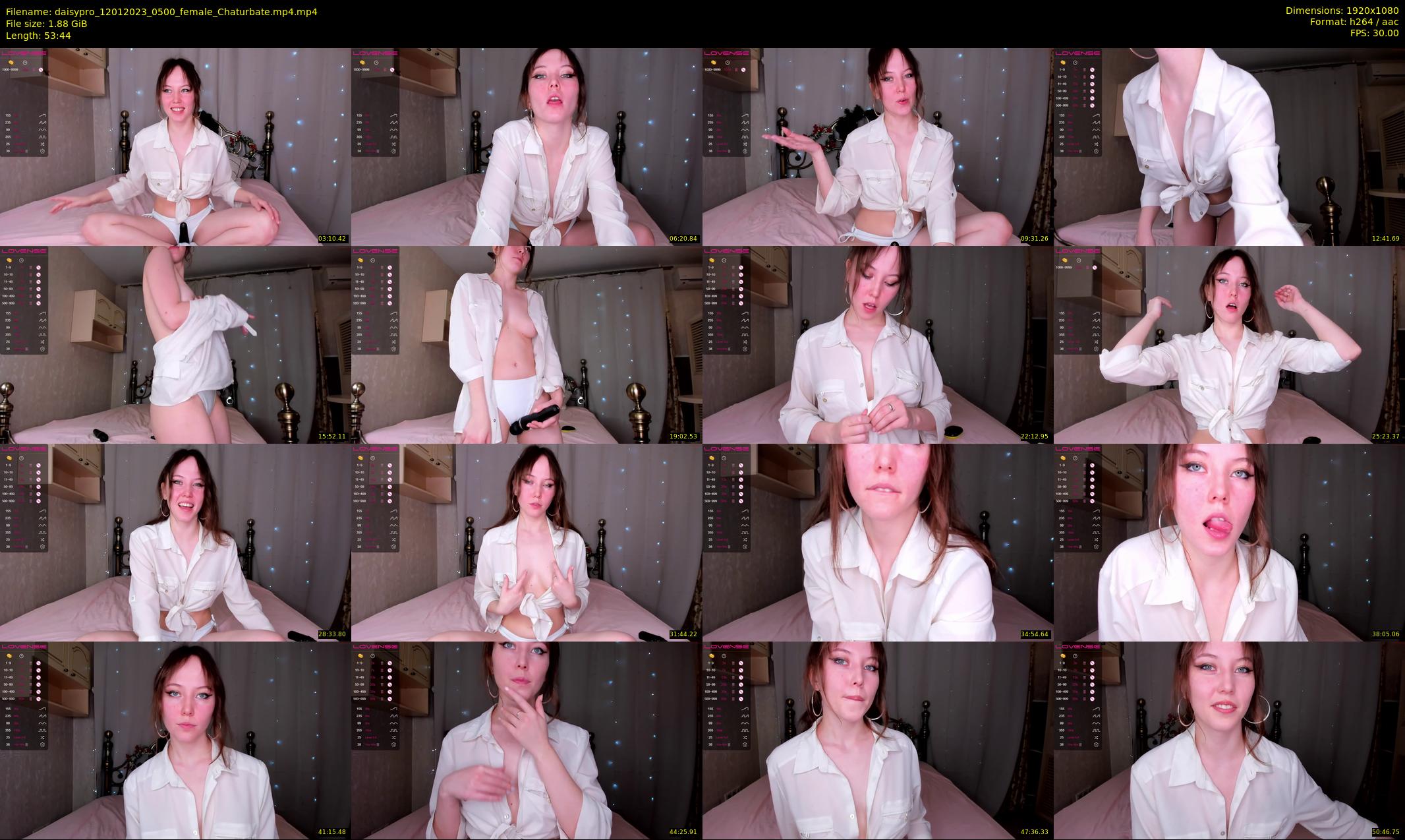 daisypro — 54 minute Chaturbate couple cam show recording, 1080p, Jan 12, 2023