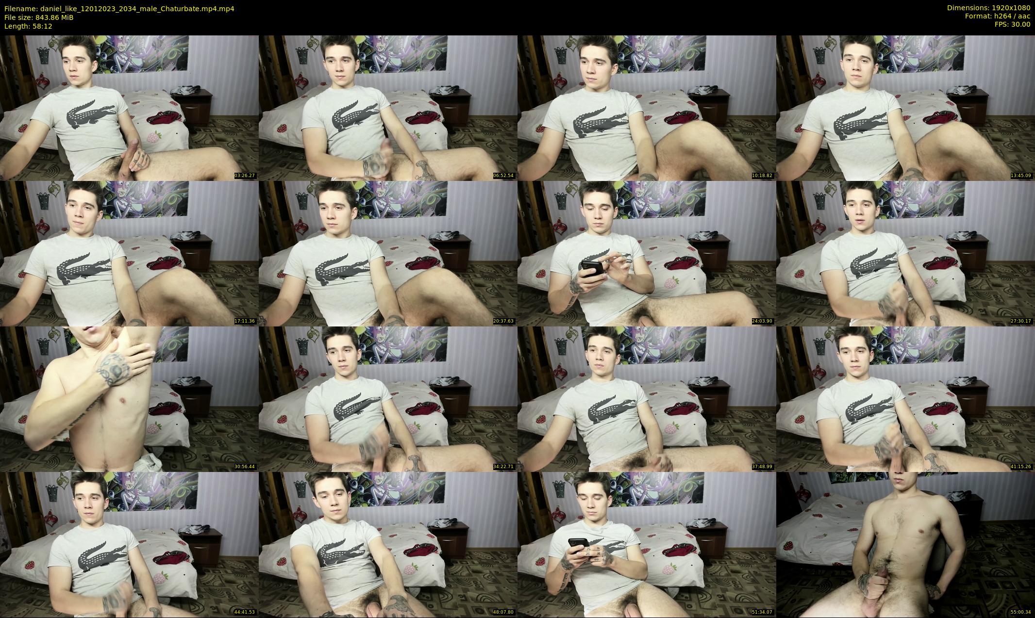 daniel_like — 59 minute Chaturbate male cam show recording, 1080p, Jan 12, 2023