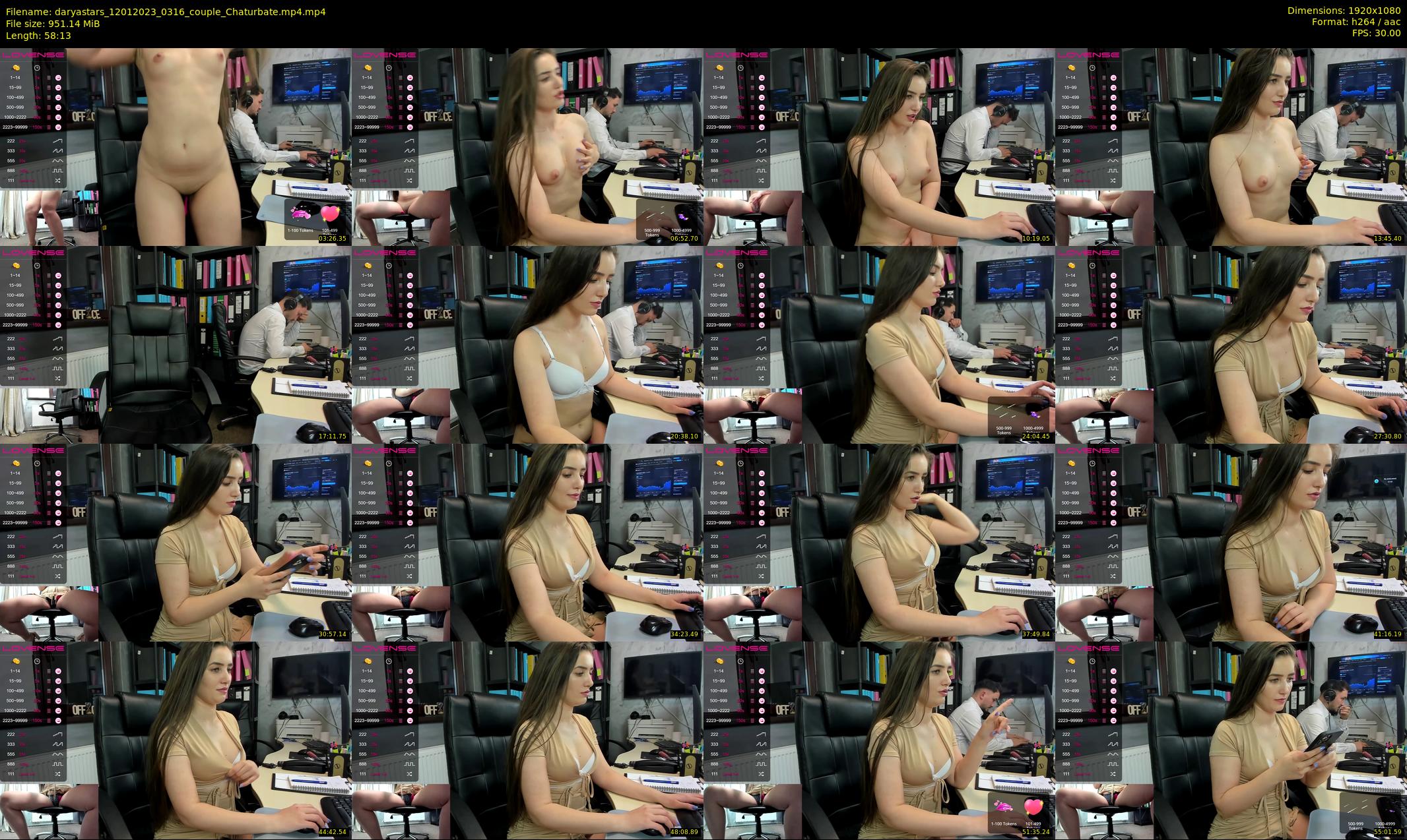 daryastars — 59 minute Chaturbate couple cam show recording, 1080p, Jan 12, 2023