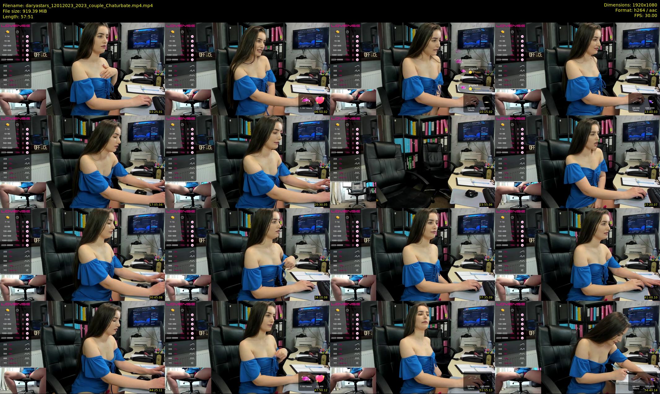 daryastars — 58 minute Chaturbate couple cam show recording, 1080p, Jan 12, 2023
