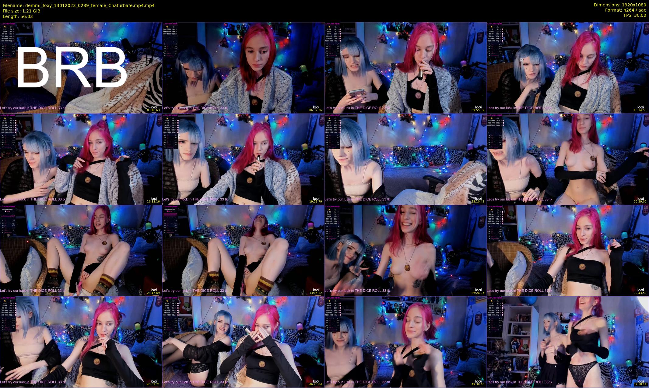 demmi_foxy — 57 minute Chaturbate couple cam show recording, 1080p, Jan 13, 2023