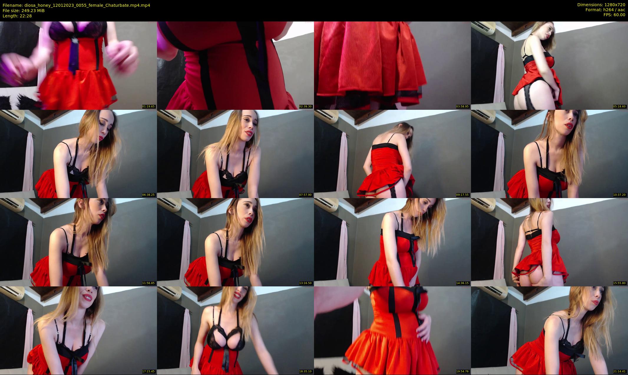 diosa_honey — 23 minute Chaturbate female cam show recording, 720p, Jan 12, 2023