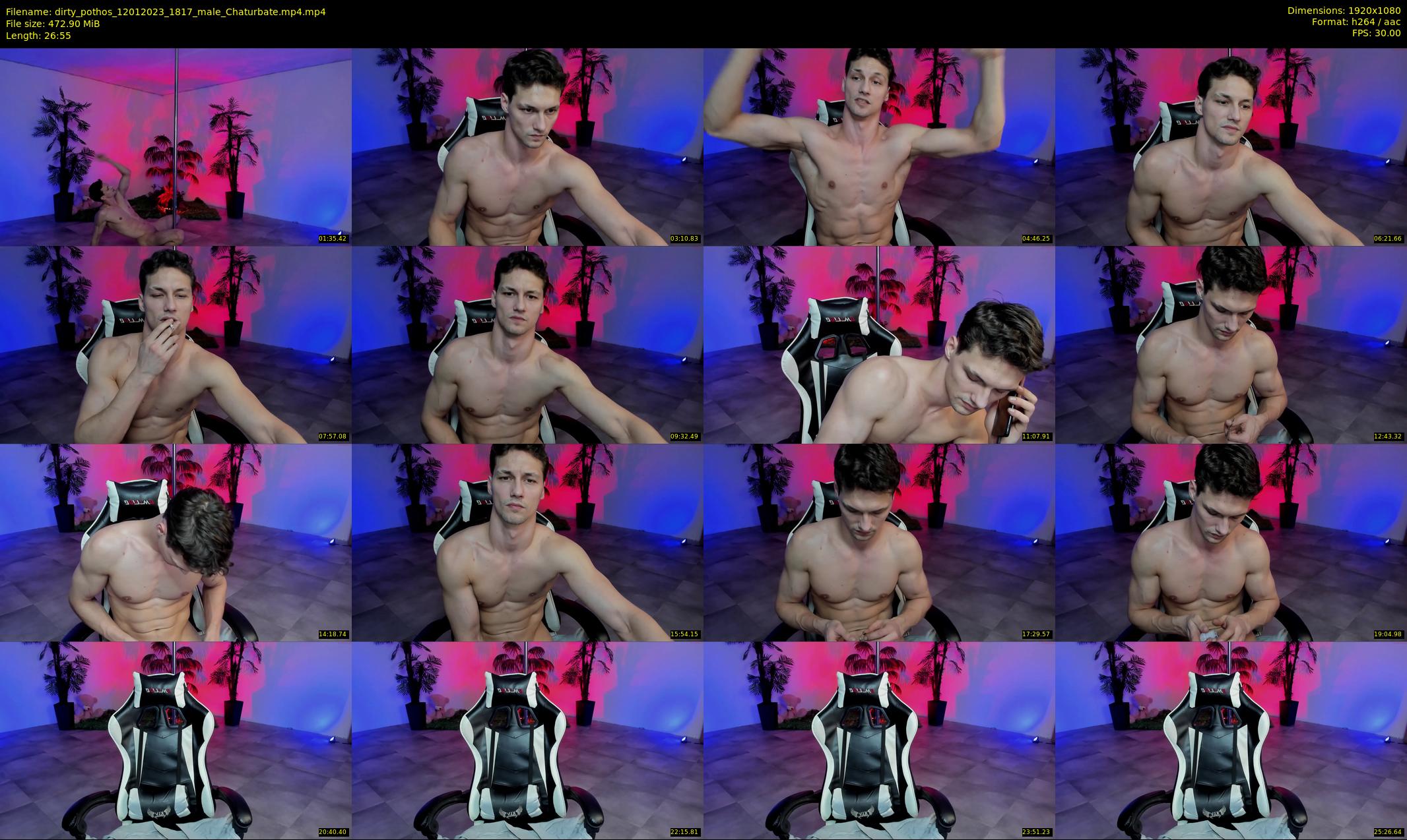 dirty_pothos — 27 minute Chaturbate male cam show recording, 1080p, Jan 12, 2023