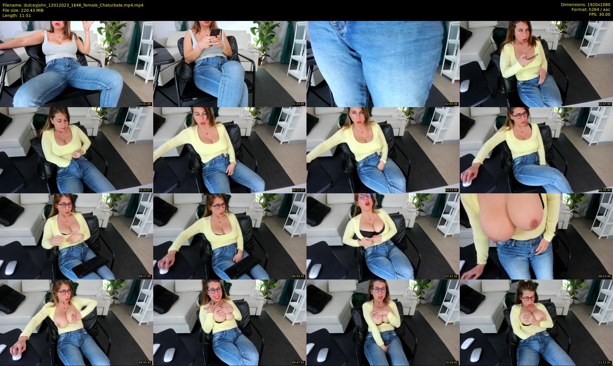 dulceyjohn — 12 minute Chaturbate female cam show recording, 1080p, Jan 12, 2023