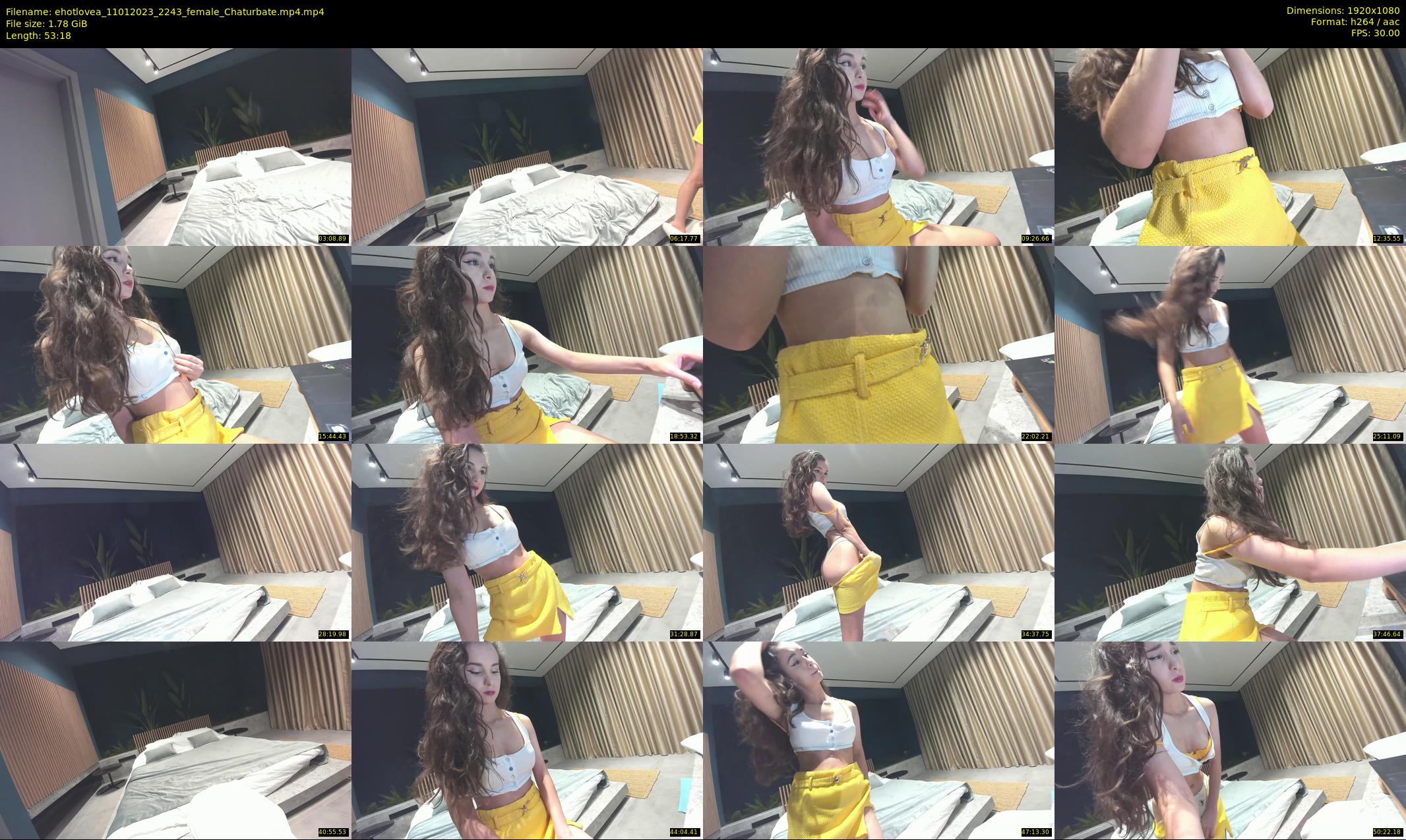 ehotlovea — 54 minute Chaturbate female cam show recording, 1080p, Jan 11, 2023
