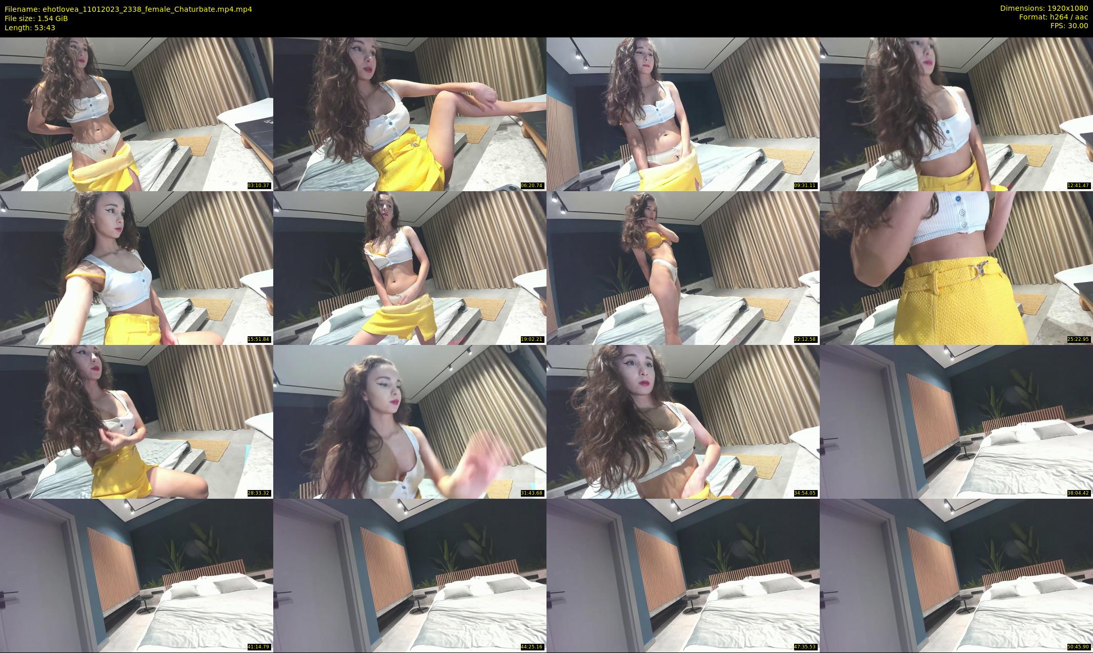 ehotlovea — 54 minute Chaturbate female cam show recording, 1080p, Jan 11, 2023