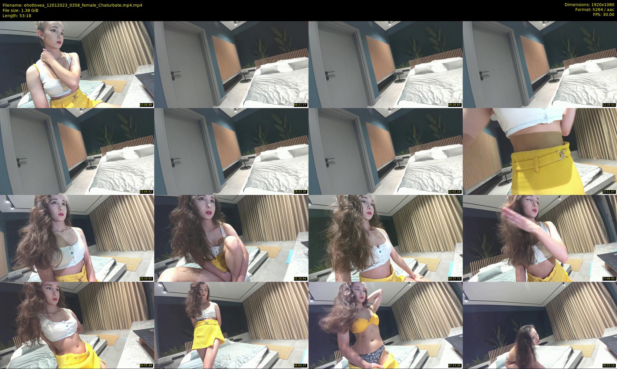 ehotlovea — 54 minute Chaturbate female cam show recording, 1080p, Jan 12, 2023