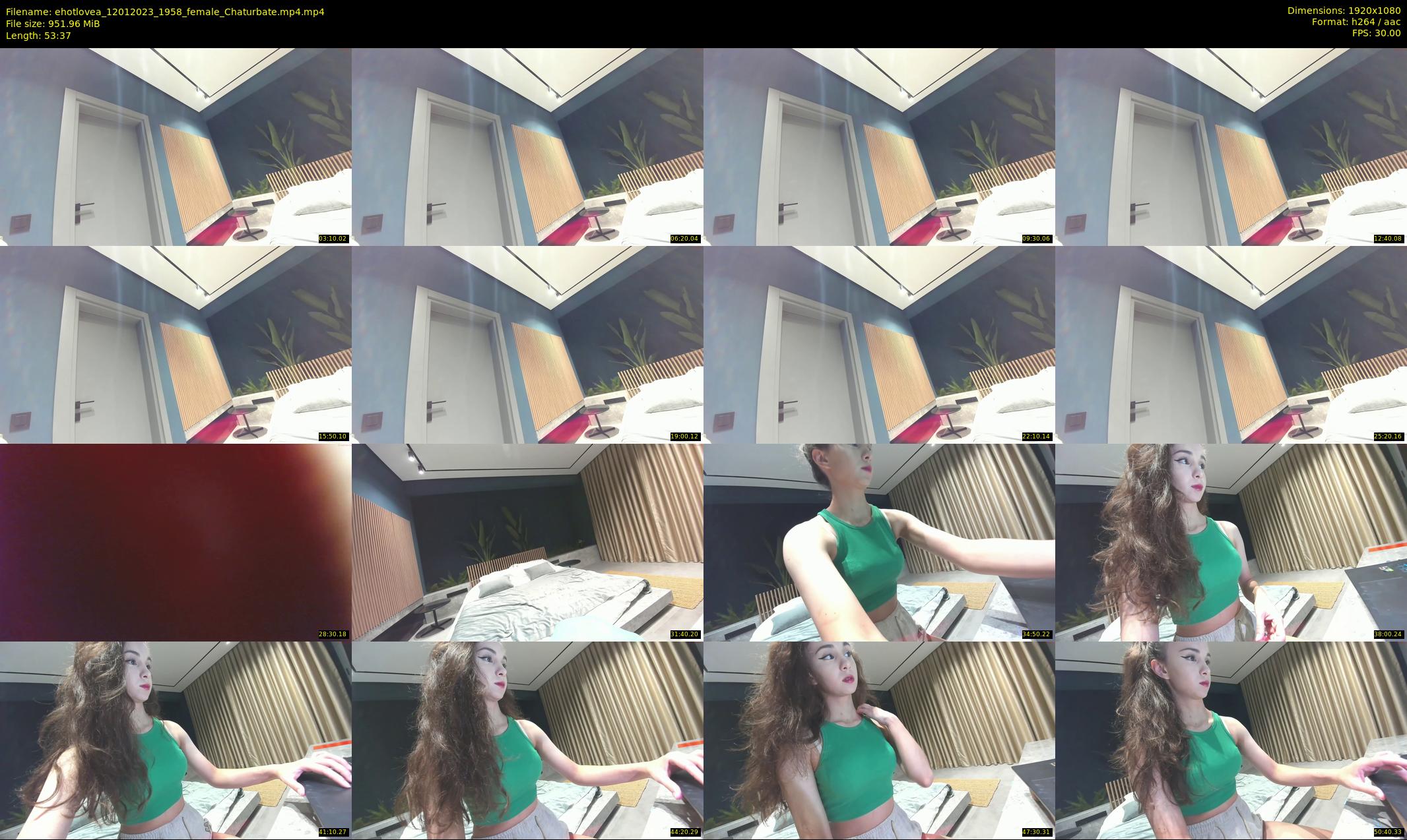 ehotlovea — 54 minute Chaturbate female cam show recording, 1080p, Jan 12, 2023