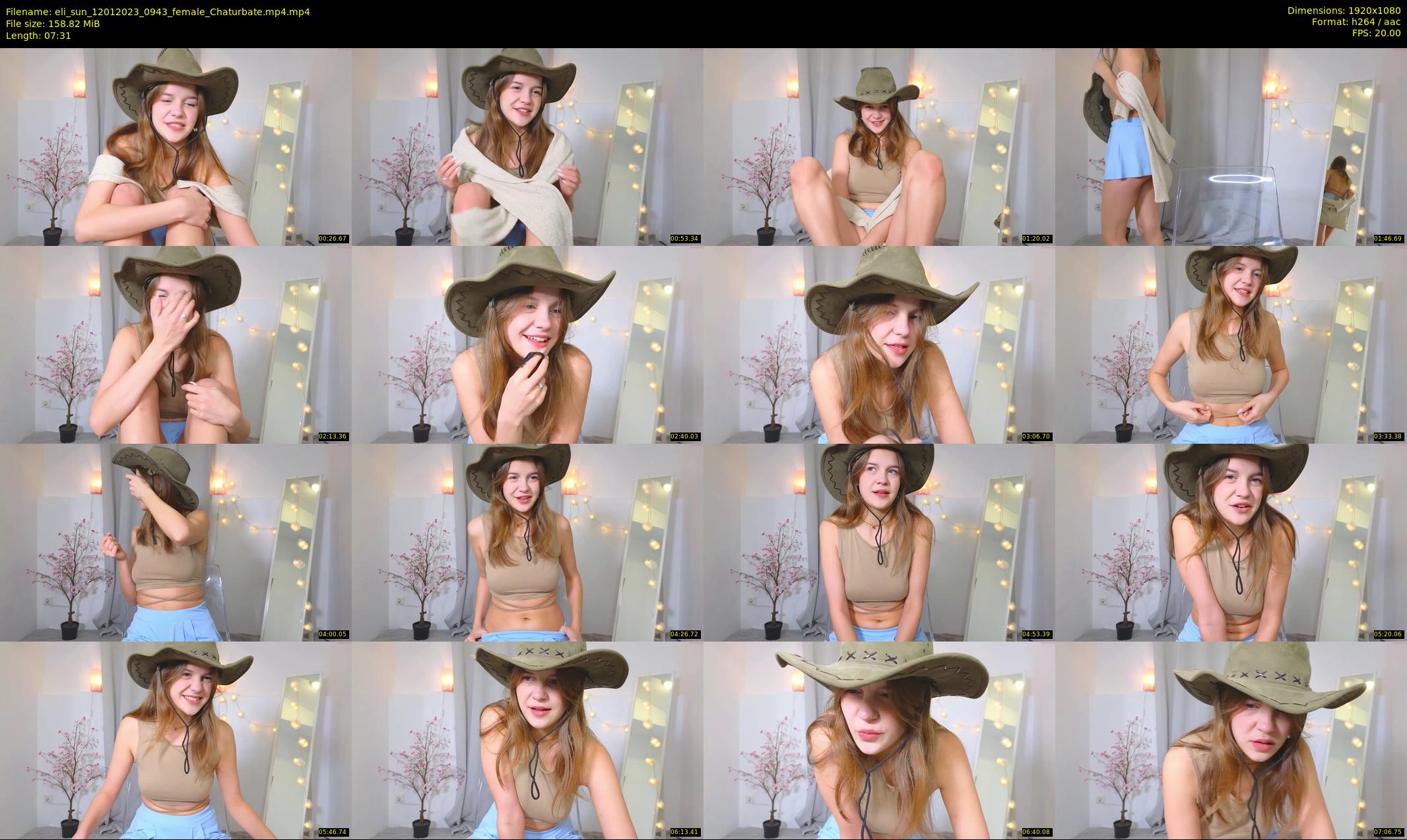 eli_sun — 8 minute Chaturbate female cam show recording, 1080p, Jan 12, 2023