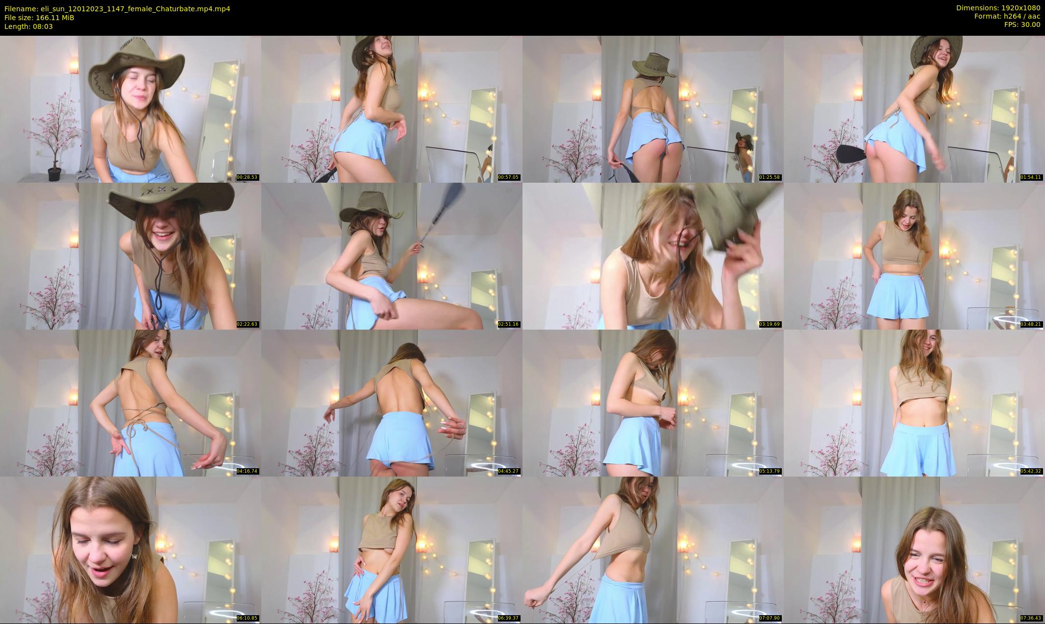eli_sun — 9 minute Chaturbate female cam show recording, 1080p, Jan 12, 2023