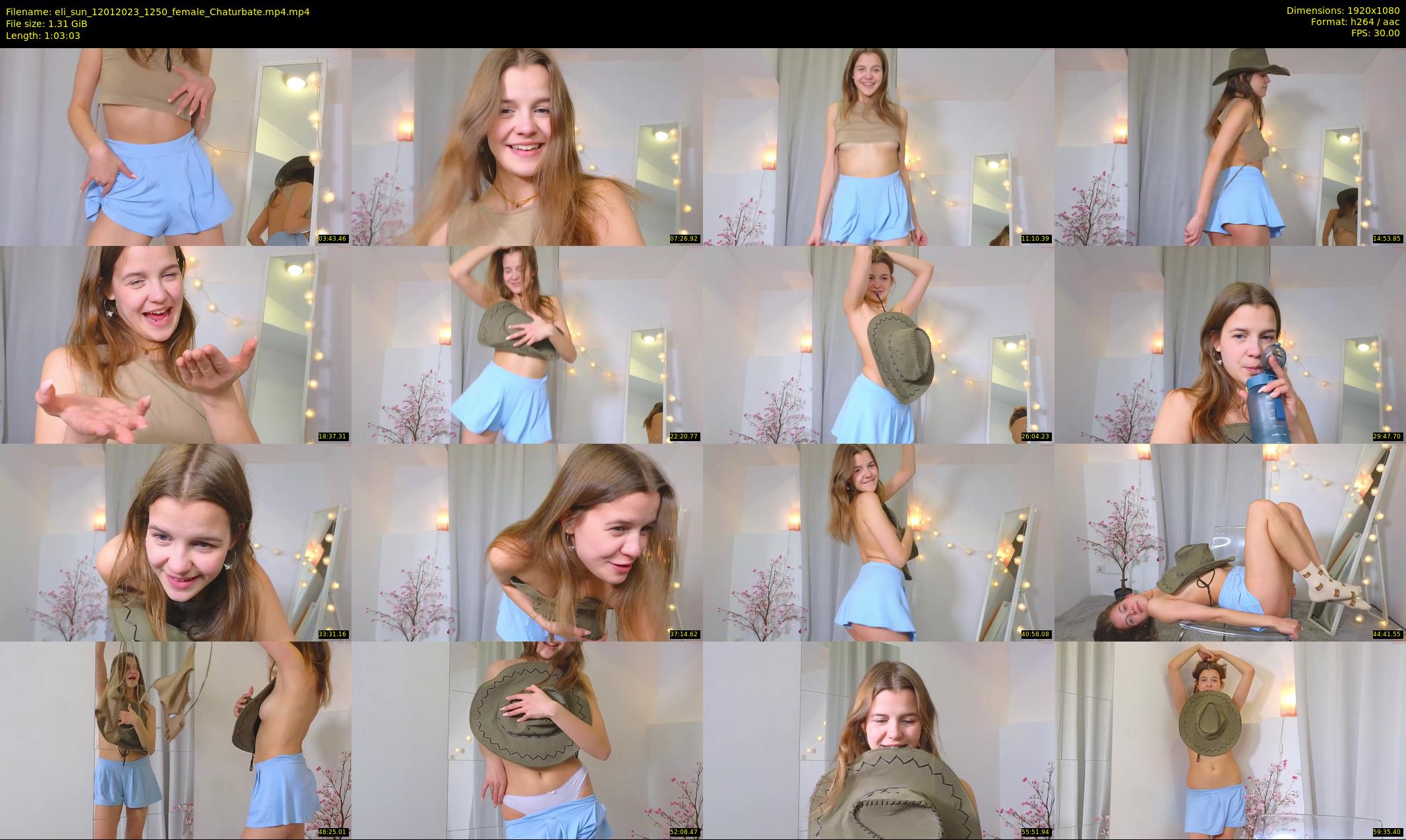 eli_sun — 64 minute Chaturbate female cam show recording, 1080p, Jan 12, 2023