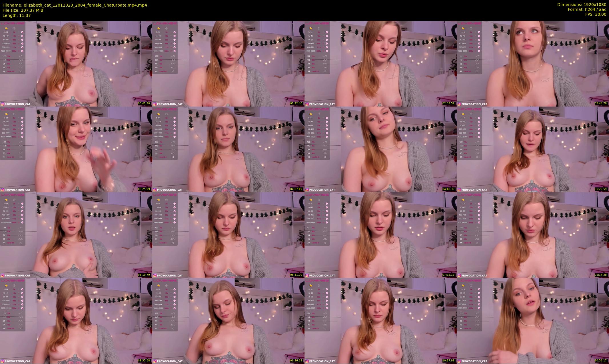 elizabeth_cat — 12 minute Chaturbate female cam show recording, 1080p, Jan 12, 2023